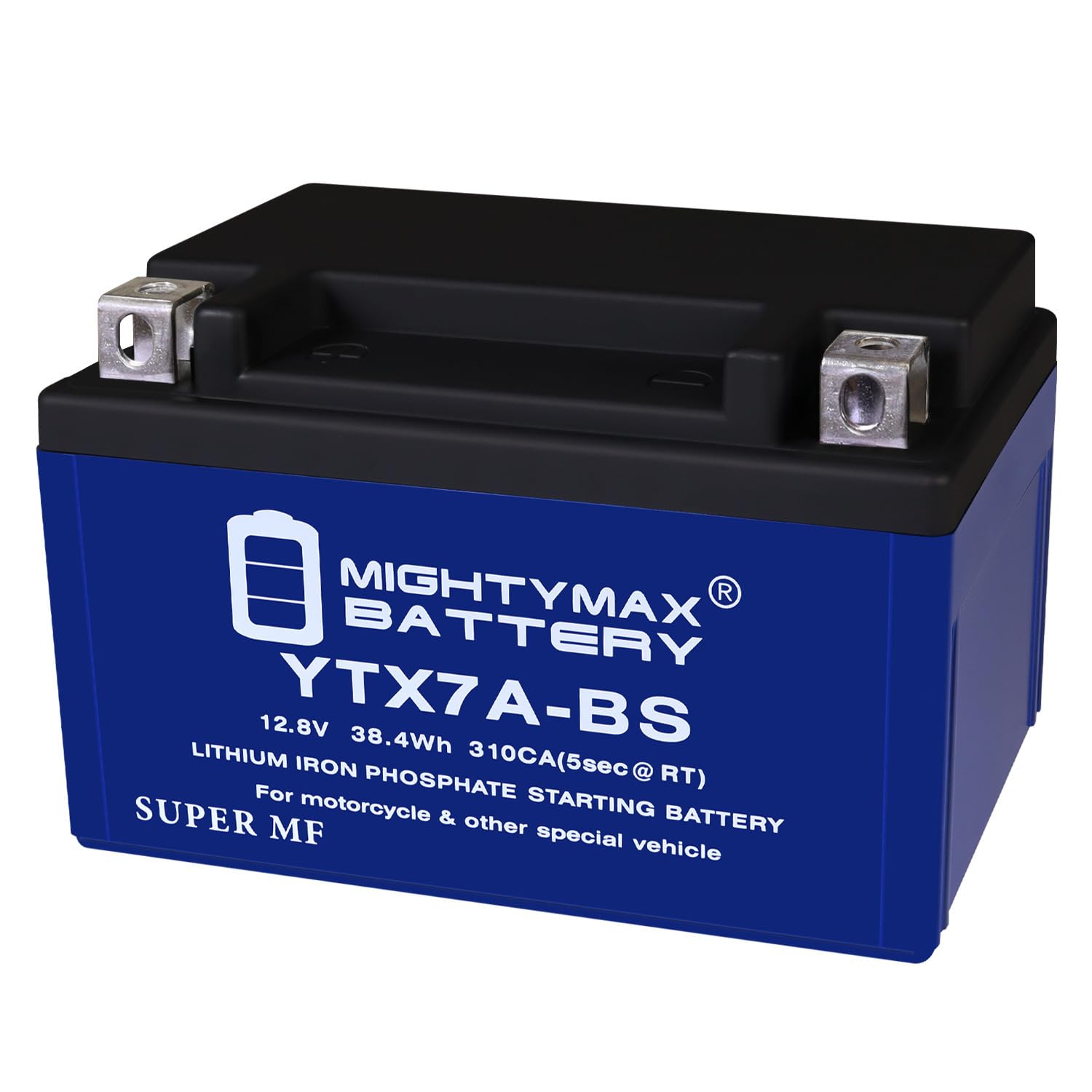 Mighty Max YTX7A-BS Lithium Battery Replacement for KinRoad JCL TaoTao Scooters - Lightweight & Long-Lasting Power for Commuting & City Riding
