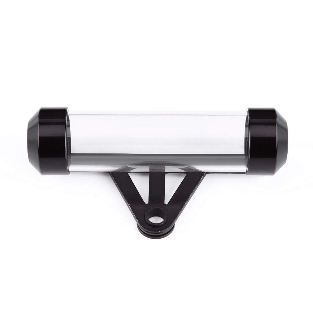 Universal Motorcycle Tube Holder - Secure Tax Disc Frame (Black) for Riding Safety