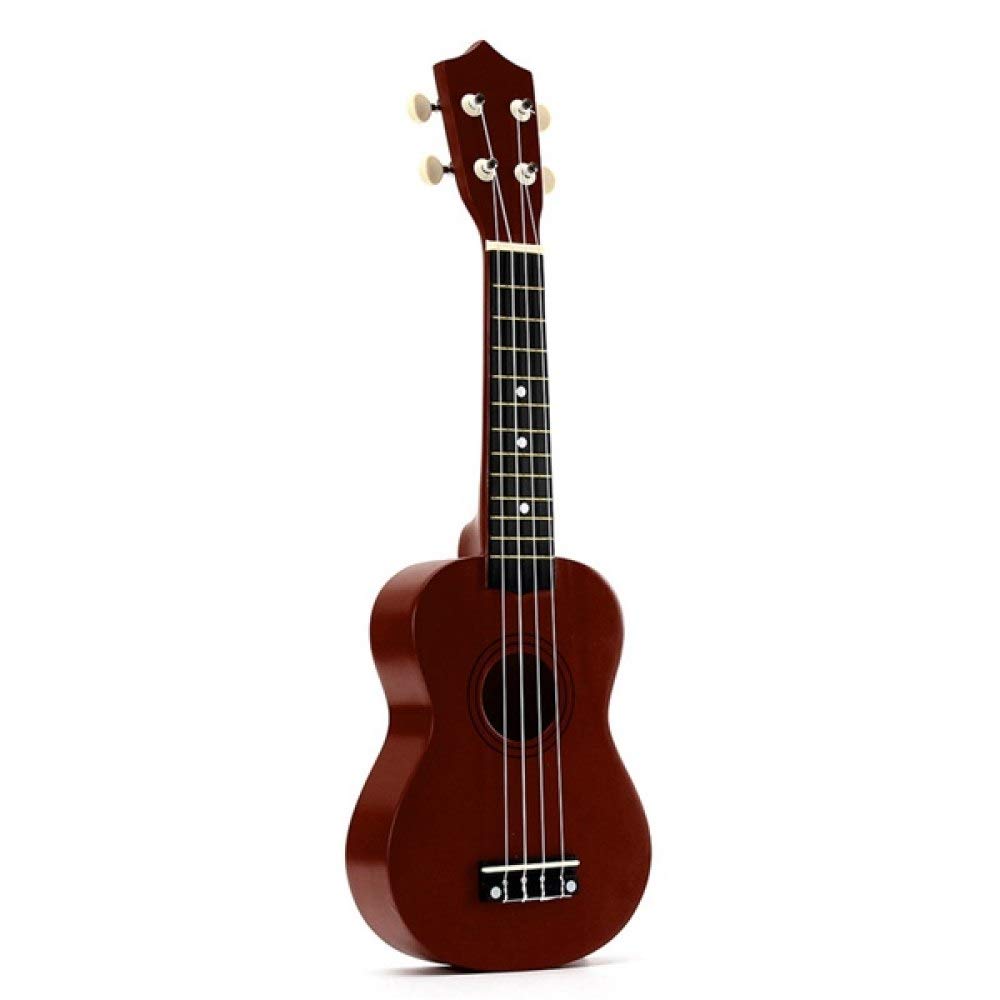 **21 Inch Soprano Ukulele for Beginners - 4 Strings Hawaiian Guitar Uke with Picks, Kids & Adults Gift (Multi-Color & Coffee) - Perfect for Travel, Beach, Camping & Music Lessons**