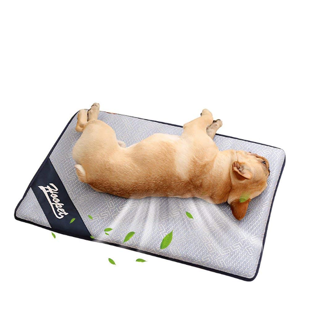 Self Cooling Pet Mat for Dogs & Cats - Ice Pad Cooling Bed for Summer - Perfect for Hot Weather, Travel & Outdoor Use