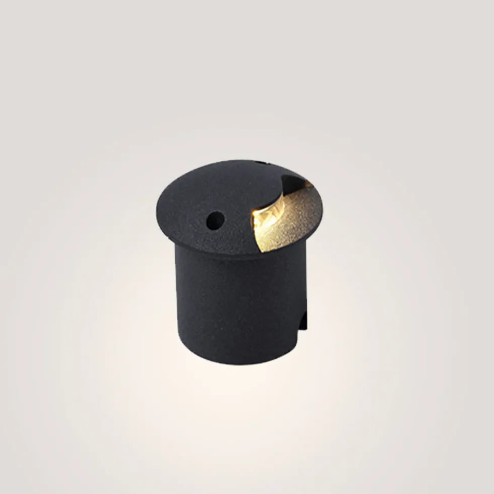 Black LED Recessed Outdoor Stair Lights - Waterproof Step Lighting for Stairs, Pathways & Garden - Perfect for Home, Deck, Patio & Landscape Illumination