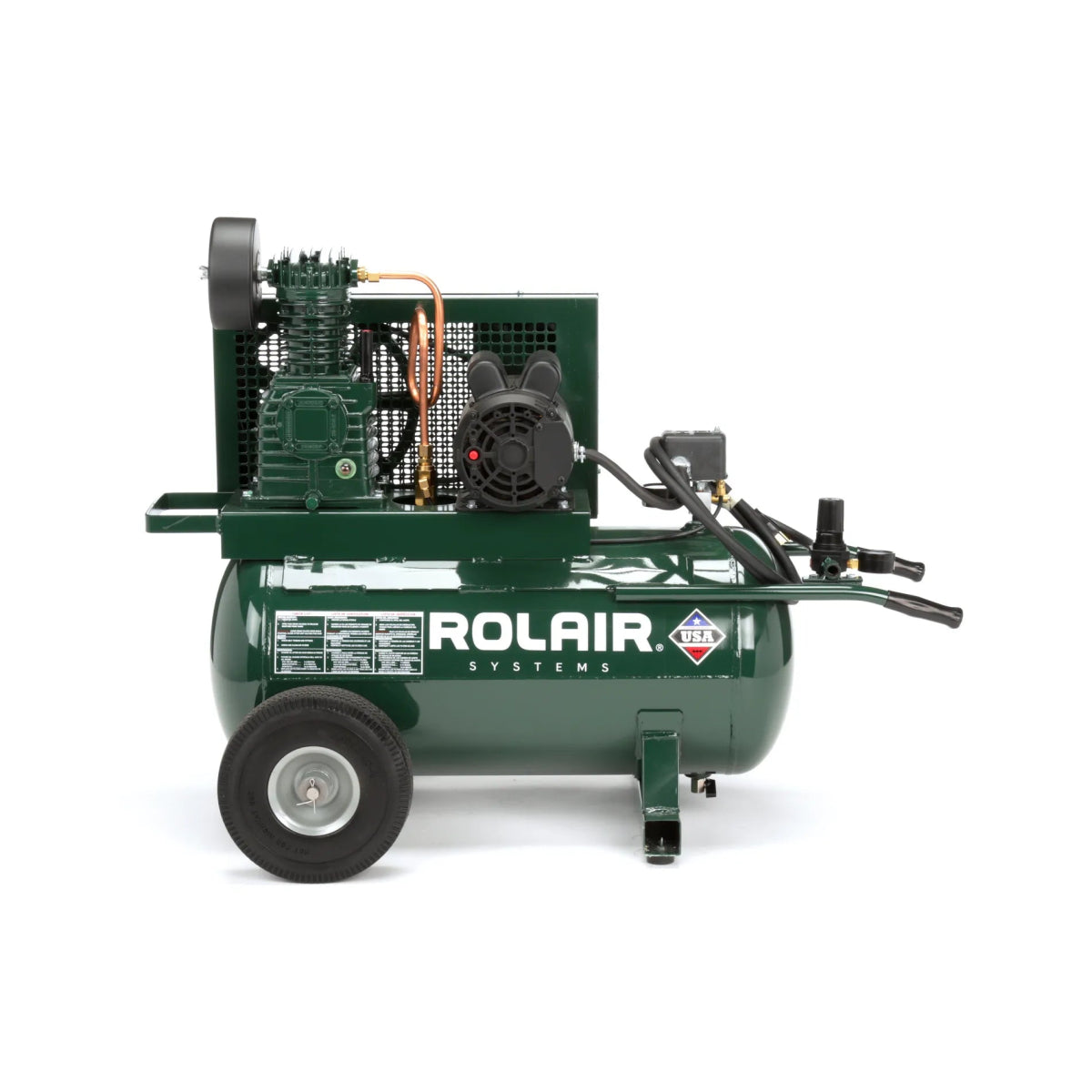5520K17A Wheeled Electric Air Compressor - Portable & Powerful for Home Garage, Construction Sites & Auto Repair Shops