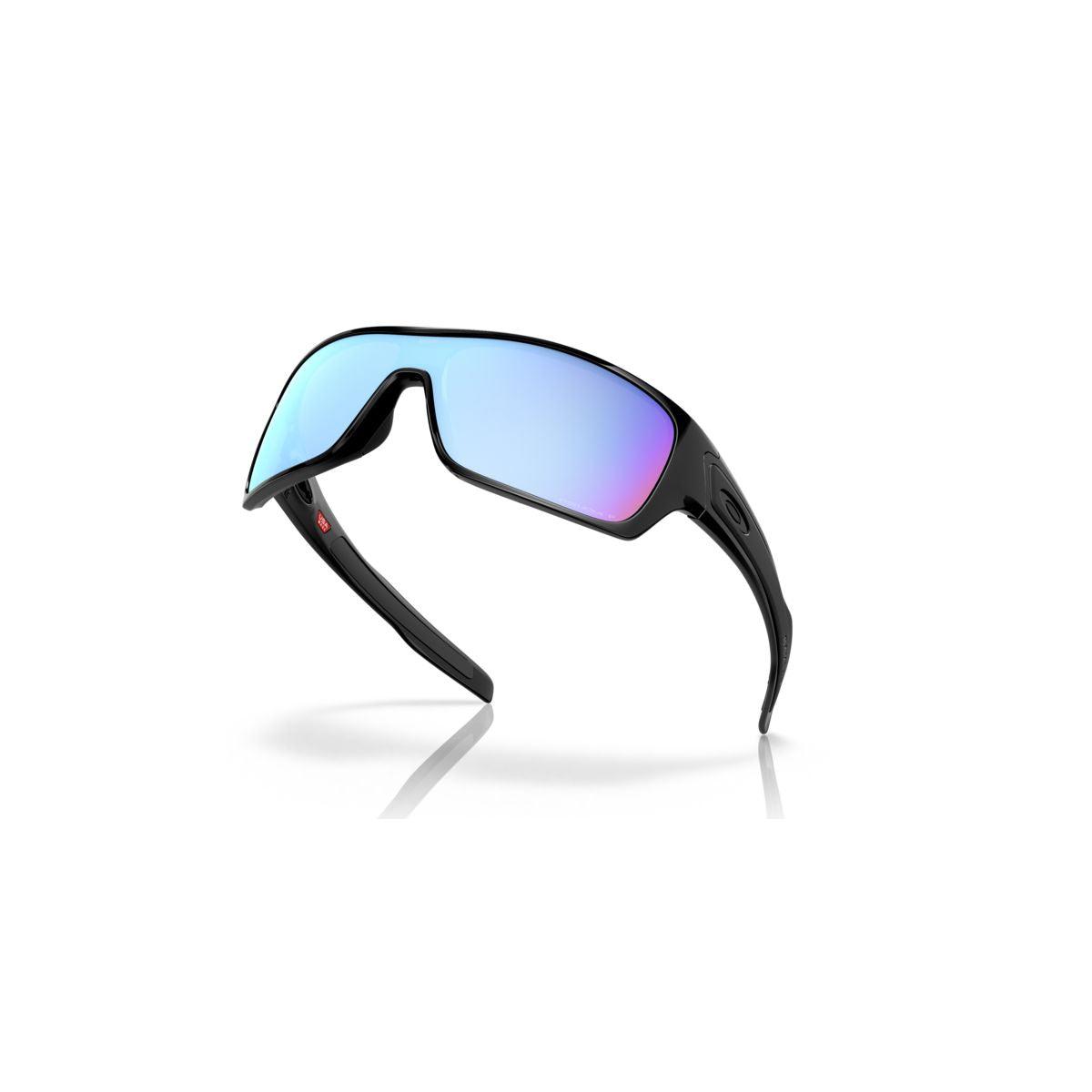Oakley Turbine Rotor Sunglasses Polished Black Frame with Prizm Deep Water Polarized Lenses - 0OO9307 930708 - Perfect for Water Sports, Fishing & Outdoor Activities