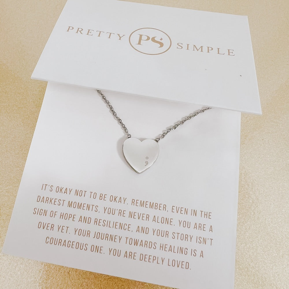 Sweet Heart Pendant Necklace for Women - 18K Gold Plated Stainless Steel, Waterproof & Tarnish-Free - Perfect for Valentine's Day, Anniversary & Romantic Gifts