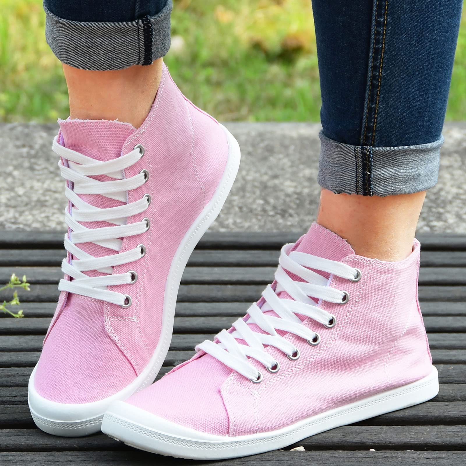 Gibobby Women's Casual Summer Sandals - Breathable Flat Slope Shoes for Ladies | Comfortable Pink Fashion Footwear for Beach, Walking & Daily Wear