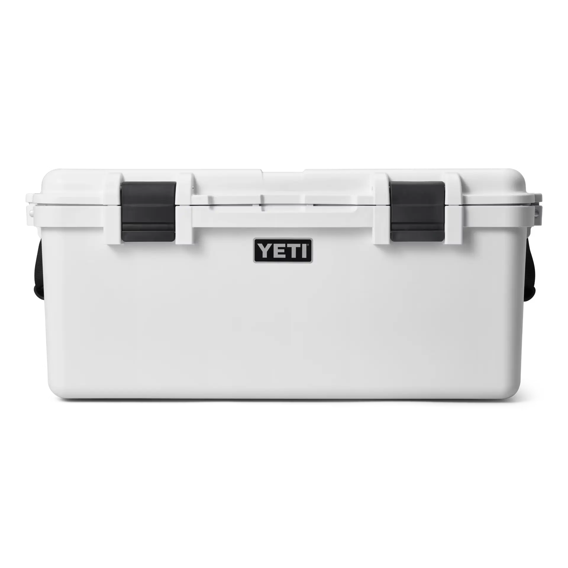 LoadOut GoBox 60 - Durable Waterproof Storage Container with Secure Latches | Perfect for Camping Gear, Outdoor Equipment & Vehicle Organization (White)
