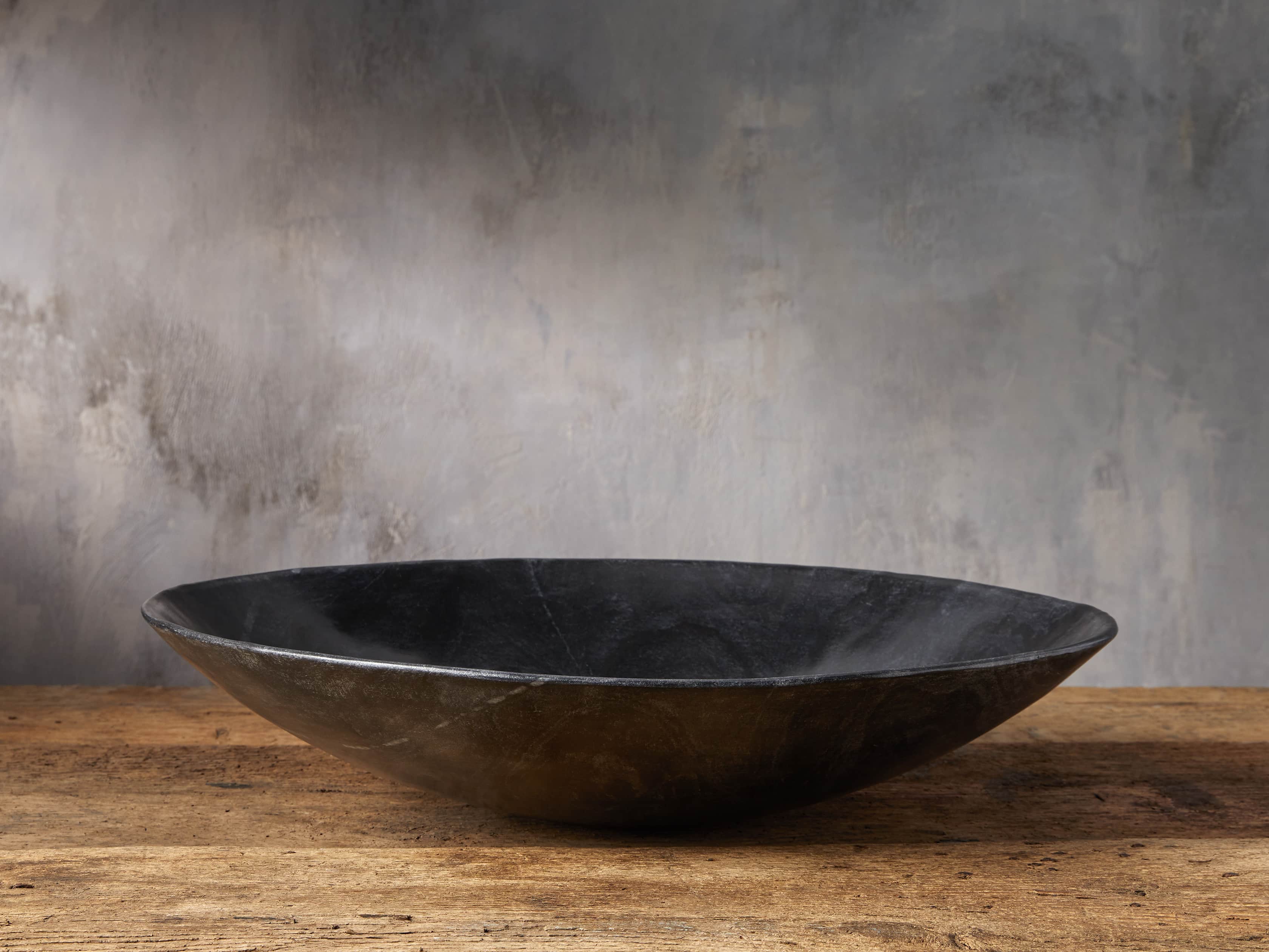 Premium Black Marble Serving Bowl - Elegant Fruit & Salad Bowl for Dining, Kitchen, and Party Decor - Perfect for Home, Restaurants, and Gifts