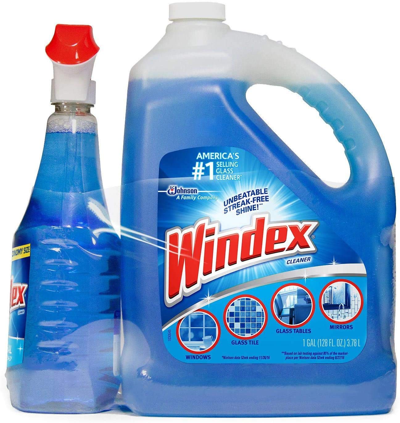Windex Original Glass Cleaner Spray - Streak-Free Cleaning for Windows, Mirrors & Glass Surfaces - Perfect for Home, Office & Car Use