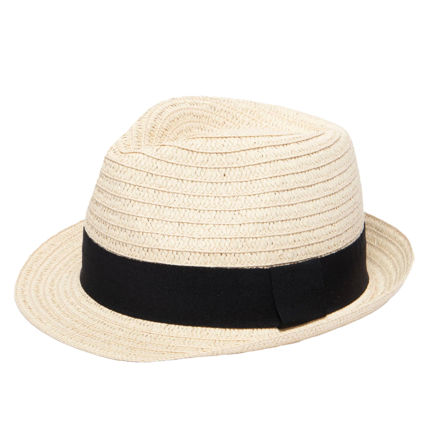 Stylish Men's Paperbraid Fedora Hat - Lightweight & Breathable Summer Sun Hat for Outdoor Activities, Travel, and Beach Vacations