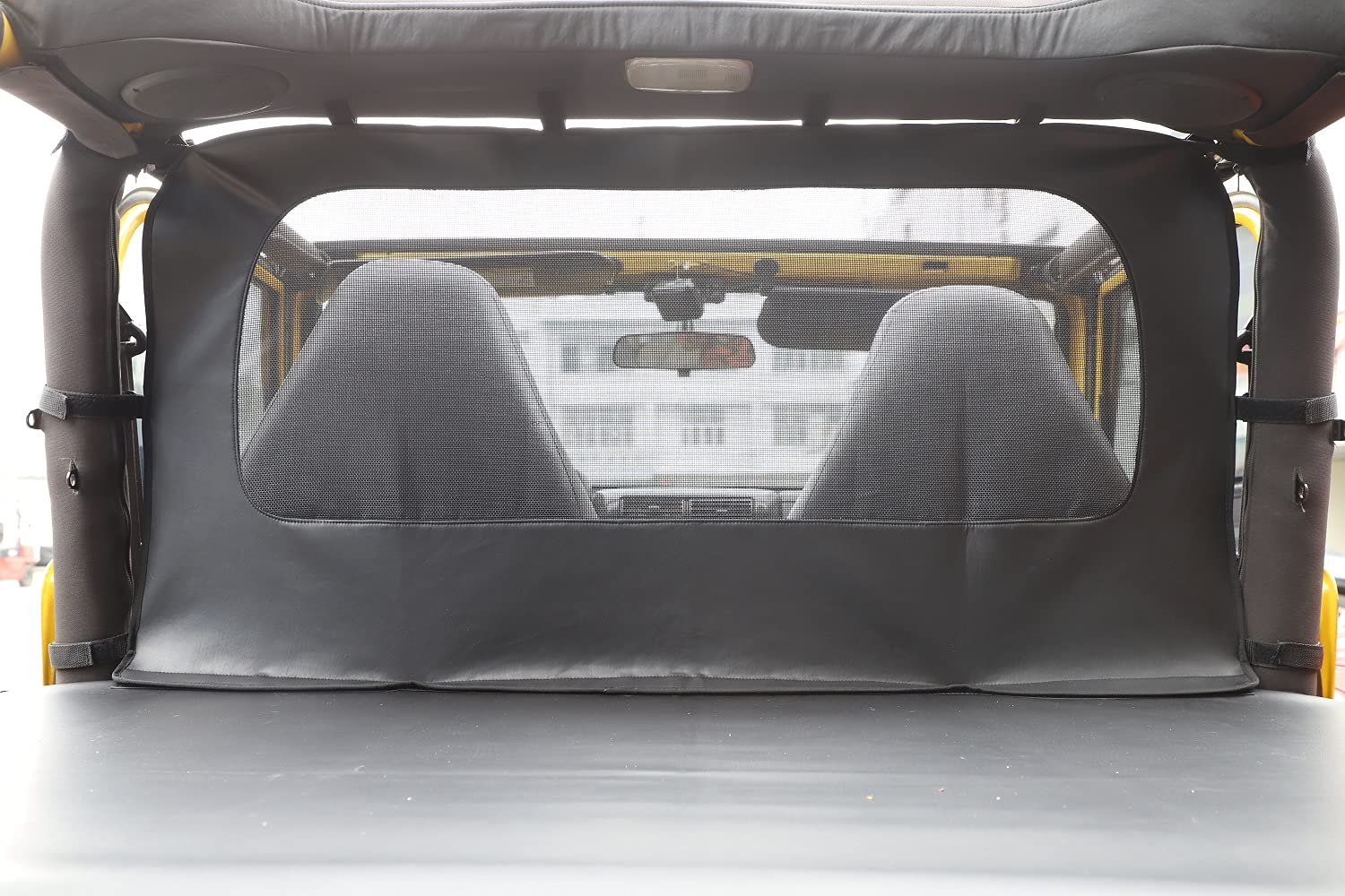 Premium Leather Cargo Mat Cover for 1997-2006 Jeep Wrangler TJ - Heavy Duty Seat Protector, Waterproof Trunk Liner - Perfect for Off-Roading, Camping & Outdoor Adventures
