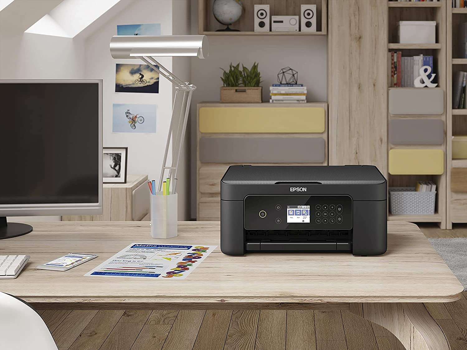 Epson Expression Home XP-4105 Wireless All-in-One Printer for Home Office | Compact Design with Scanning, Copying & Printing | Perfect for Remote Work & School Projects