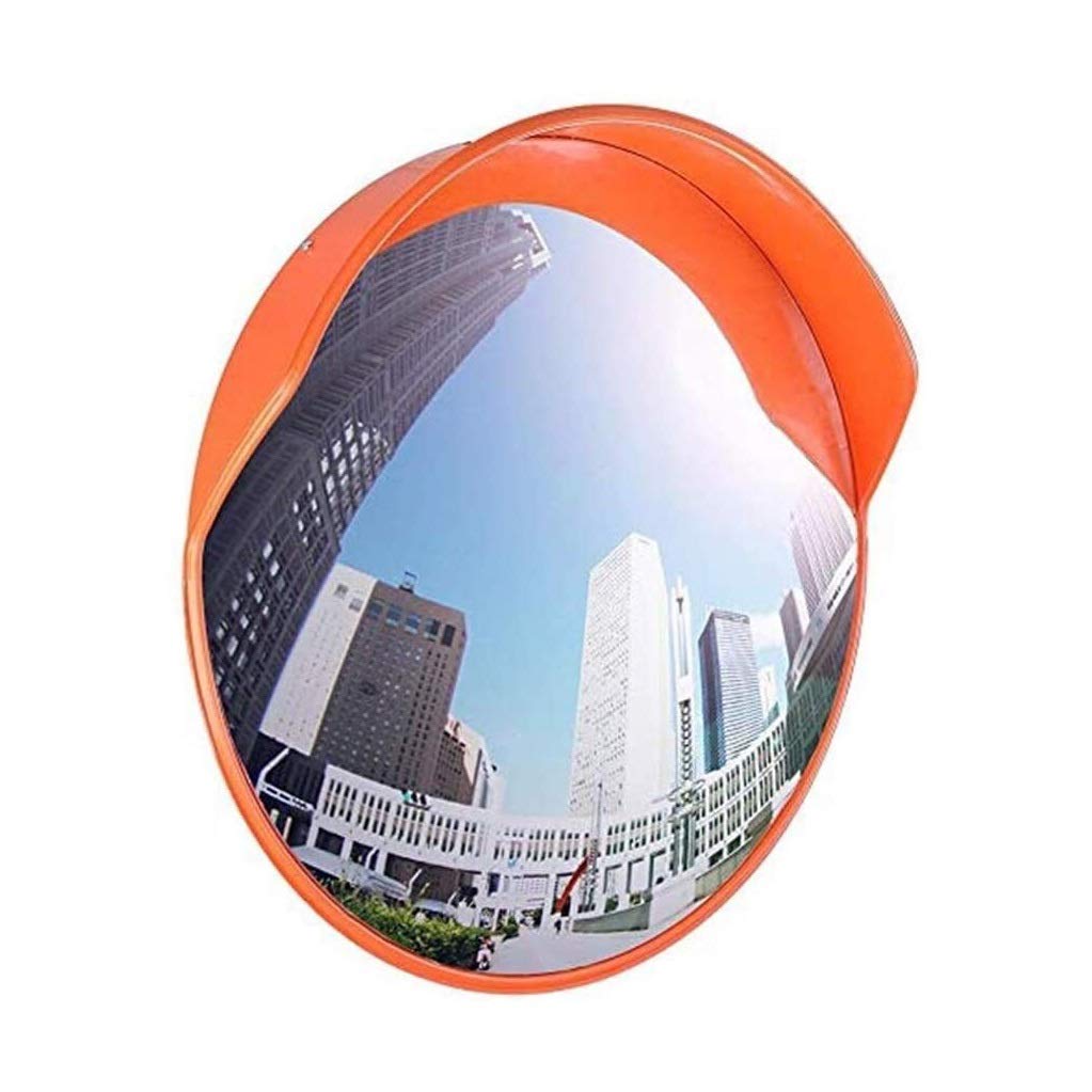 Convex Safety Mirror for Traffic & Blind Spots - Wide Angle Outdoor Road Mirror with Durable Frame for Intersections, Parking Lots & Driveways