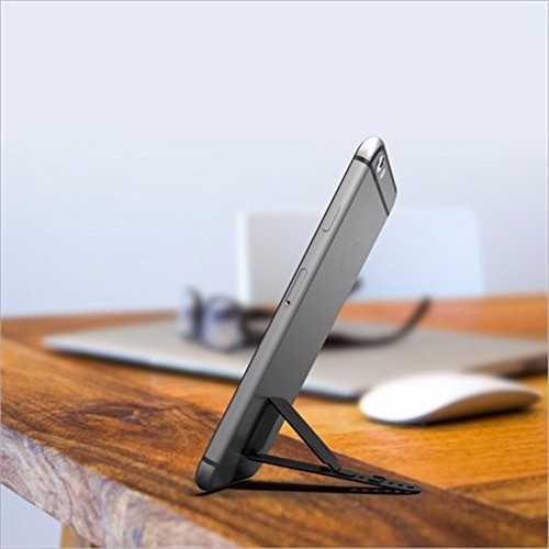 iEasy Universal Phone Stand - 2.4mm Ultra Thin, Multi-Angle Foldable Phone Holder for iPhone, Samsung, Xiaomi - Perfect for Desk, Bed, Car & Video Calls