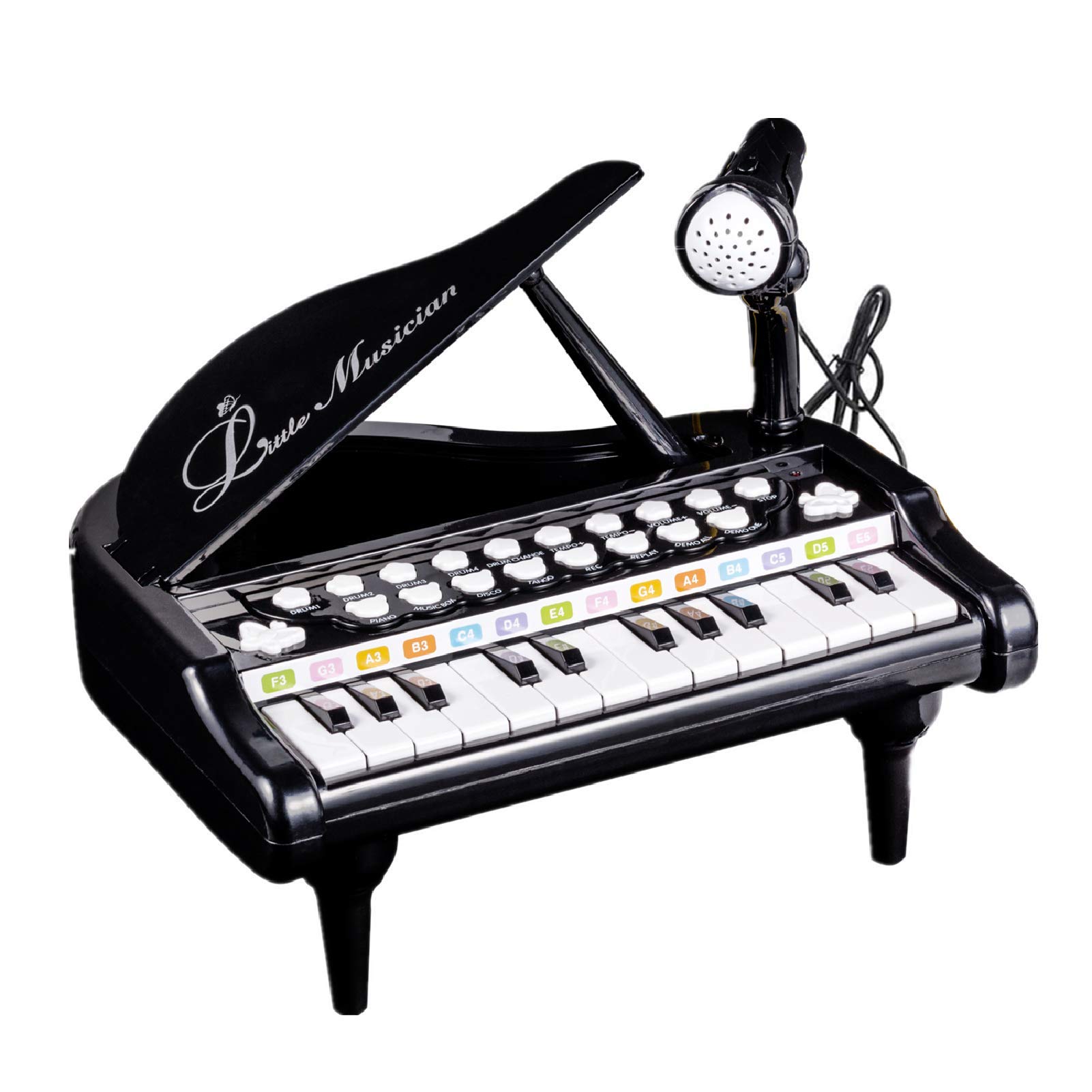 Best Kids Toy Piano - 24 Key Musical Keyboard with Microphone for Toddlers Age 3-4 | Birthday Gifts for Girls | Educational Musical Toy for Preschool Learning & Home Play