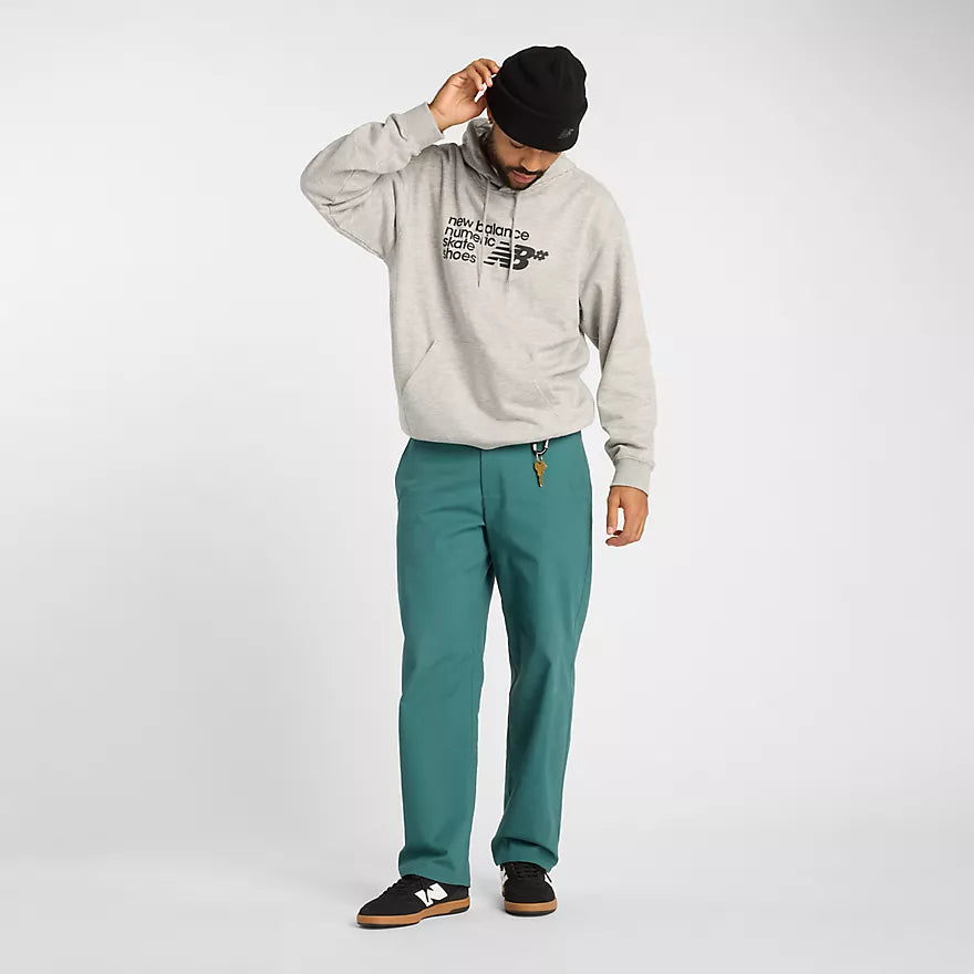 New Balance Numeric French Terry Hoodie for Men - Comfortable & Stylish Pullover Sweatshirt - Perfect for Skateboarding, Gym & Casual Wear