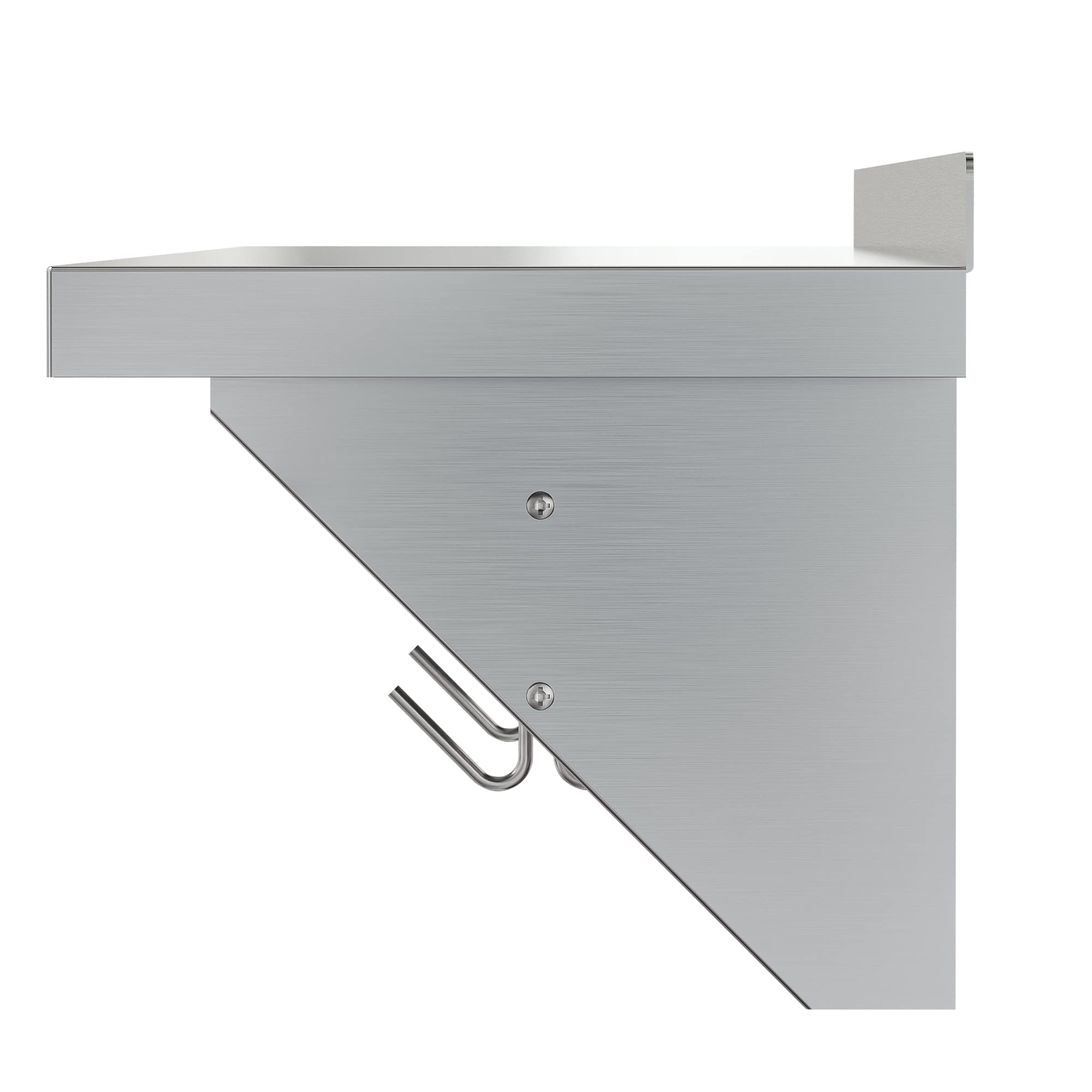 KoolMore Stainless Steel Wall Mounted Pot Rack Organizer - 12