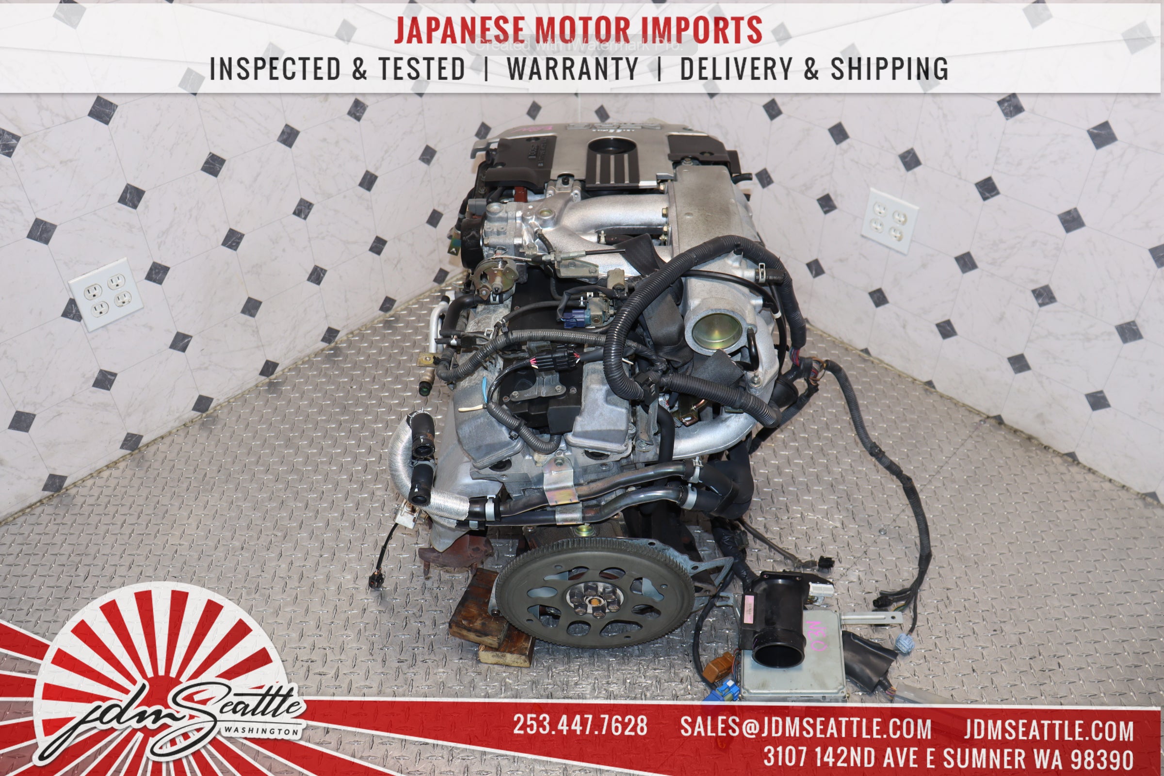 JDM R34 Nissan Skyline RB25DE 2.5L DOHC NEO 6-Cylinder Naturally Aspirated RWD Engine - Perfect for Skyline GT-T, Drift Builds & JDM Performance Upgrades