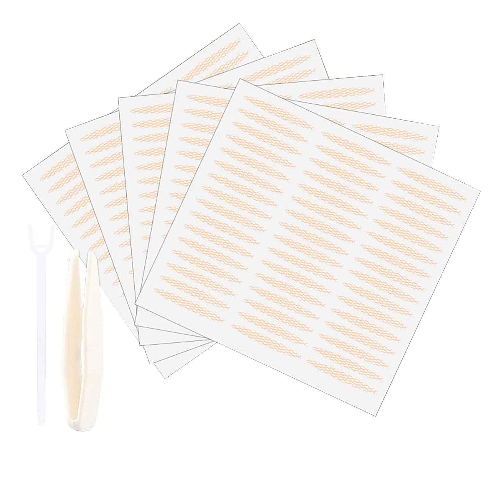 Korean Double Eyelid Tape Stickers - Invisible Eye Patch Makeup Tools for Monolid & Hooded Eyes - Perfect for Eyeliner, Glitter & Natural Eye Makeup Looks - (Size C, One Size Fits All) - Great for Daily Use, Cosplay & Special Occasions