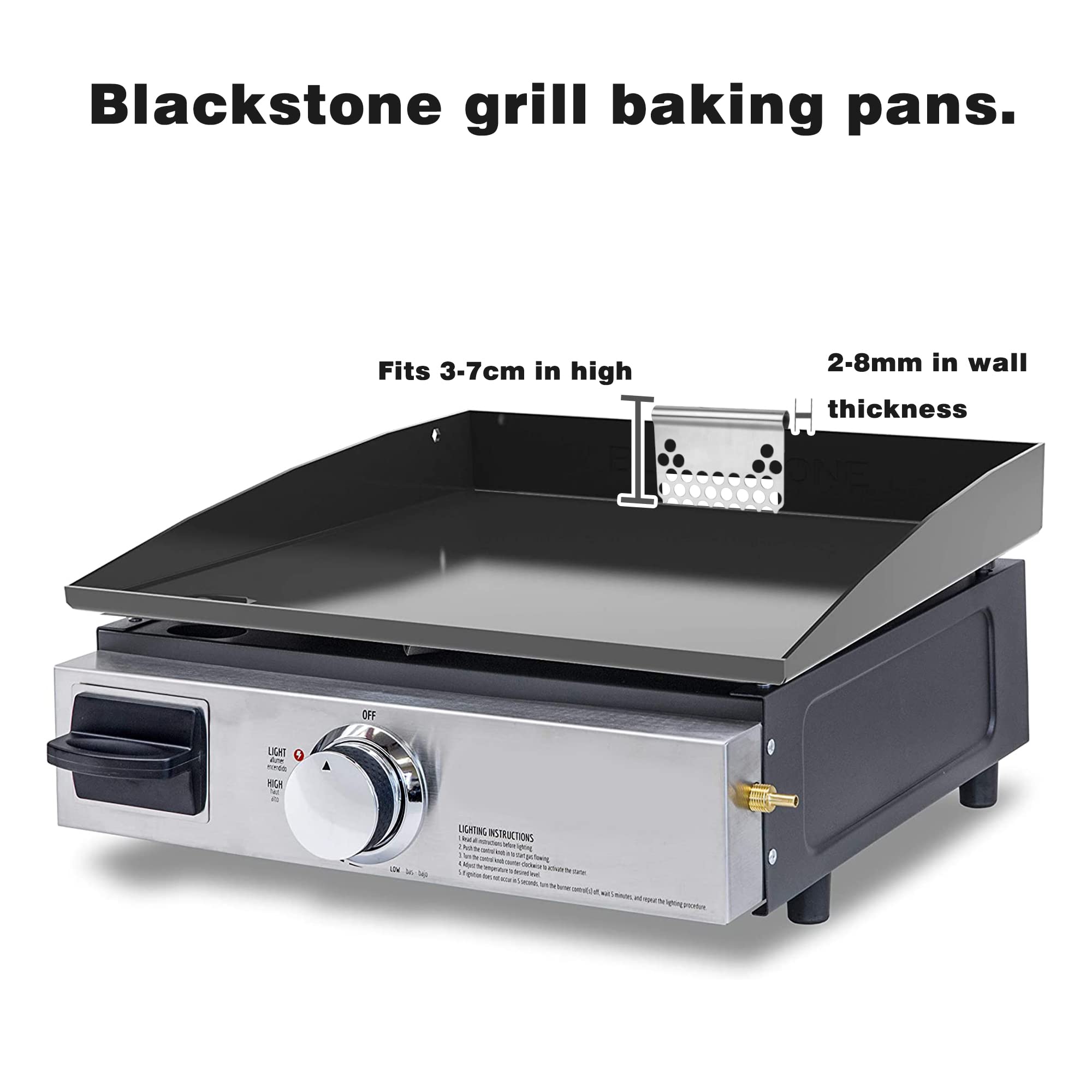 **Tugaizi Grease Trap Mesh Screen for Blackstone Griddles – Universal Fit for Flat Top Grills, Prevents Food from Falling – Perfect for Outdoor Cooking, Camping & Backyard BBQs (1 Pack)**