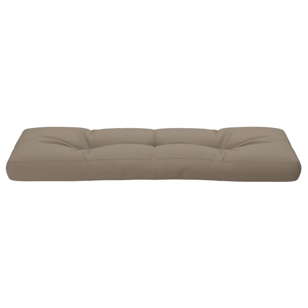 Waterproof Outdoor Chair Cushion - vidaXL Garden Patio Furniture Seat Cushion with Back Pillow, Taupe Fabric - Perfect for Poolside Lounging, Deck Chairs & Outdoor Dining Sets