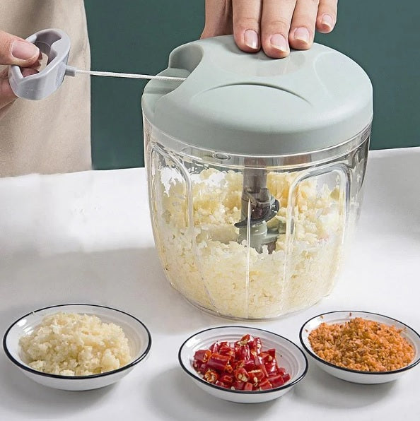 Manual Meat Chopper & Vegetable Cutter - Heavy Duty Kitchen Tool for Ground Beef, Sausage & Food Prep | Perfect for Home Cooking, Meal Prep & Camping