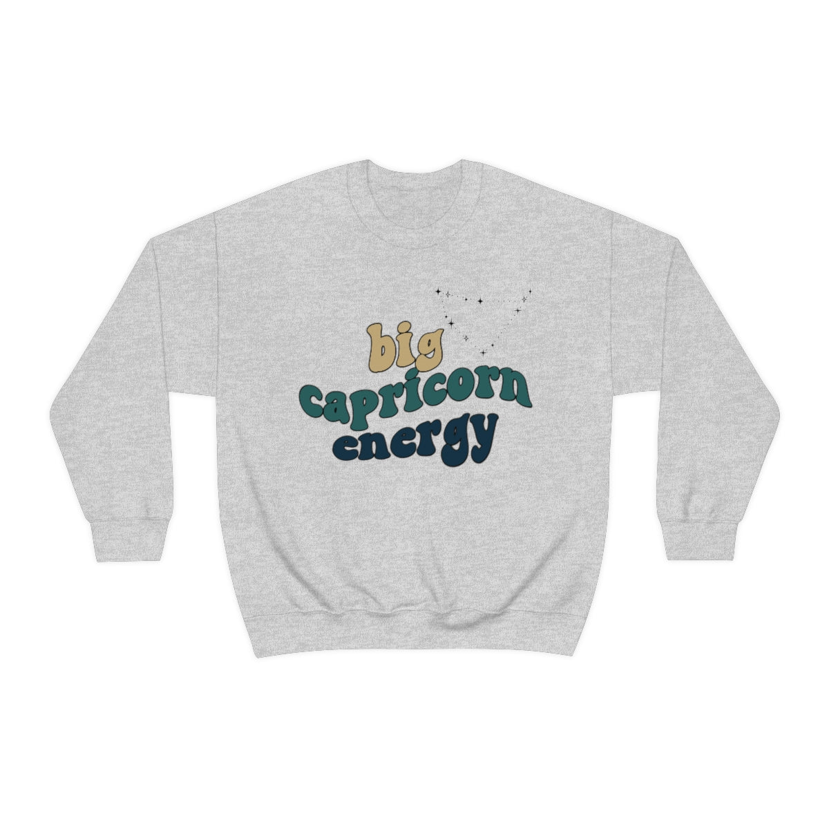 Capricorn Sweatshirt for Women & Men - Big Capricorn Energy Hoodie - Perfect Gift for Astrology Lovers - Zodiac Sign Apparel for Casual Wear & Birthday Gifts