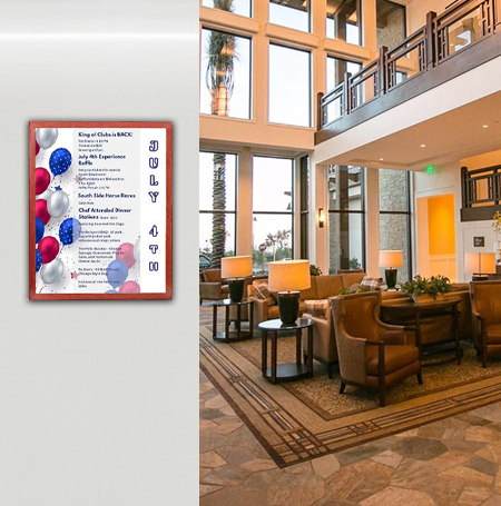 Affordable 12x24 Quick Change Slide-In Wood Poster Frame - Top Load or Side Load Options for Home & Office Decor