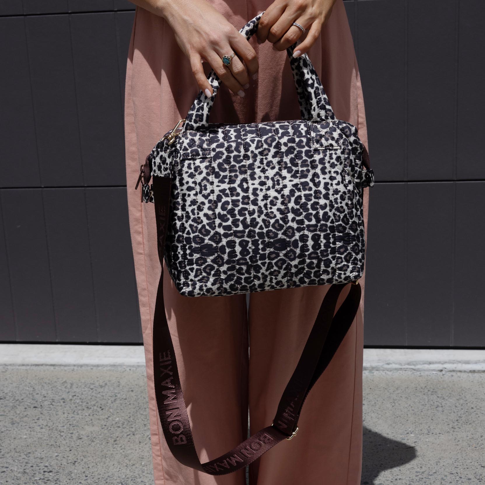 Puffy Pillow Crossbody Bag - Leopard Print Fashion Shoulder Purse for Women | Trendy & Comfortable Everyday Use | Perfect for Shopping, Travel & Casual Outings