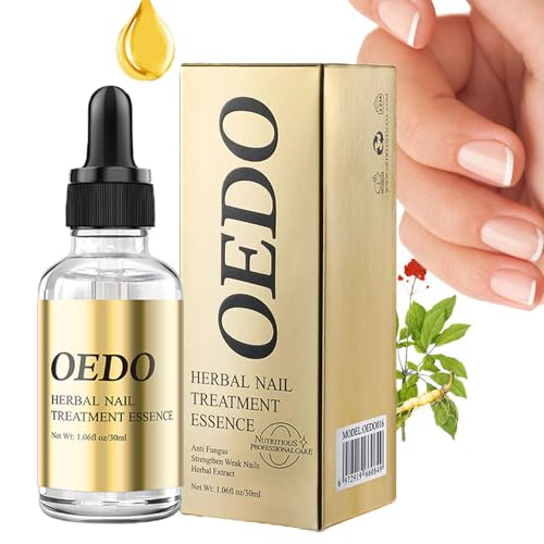 Oedo Herbal Nail Treatment Essence & Oil - Natural Nail Fungus Treatment for Weak, Damaged Nails - Strengthens & Repairs for Healthy Nails (1PC) - Perfect for Salon Use & At-Home Nail Care