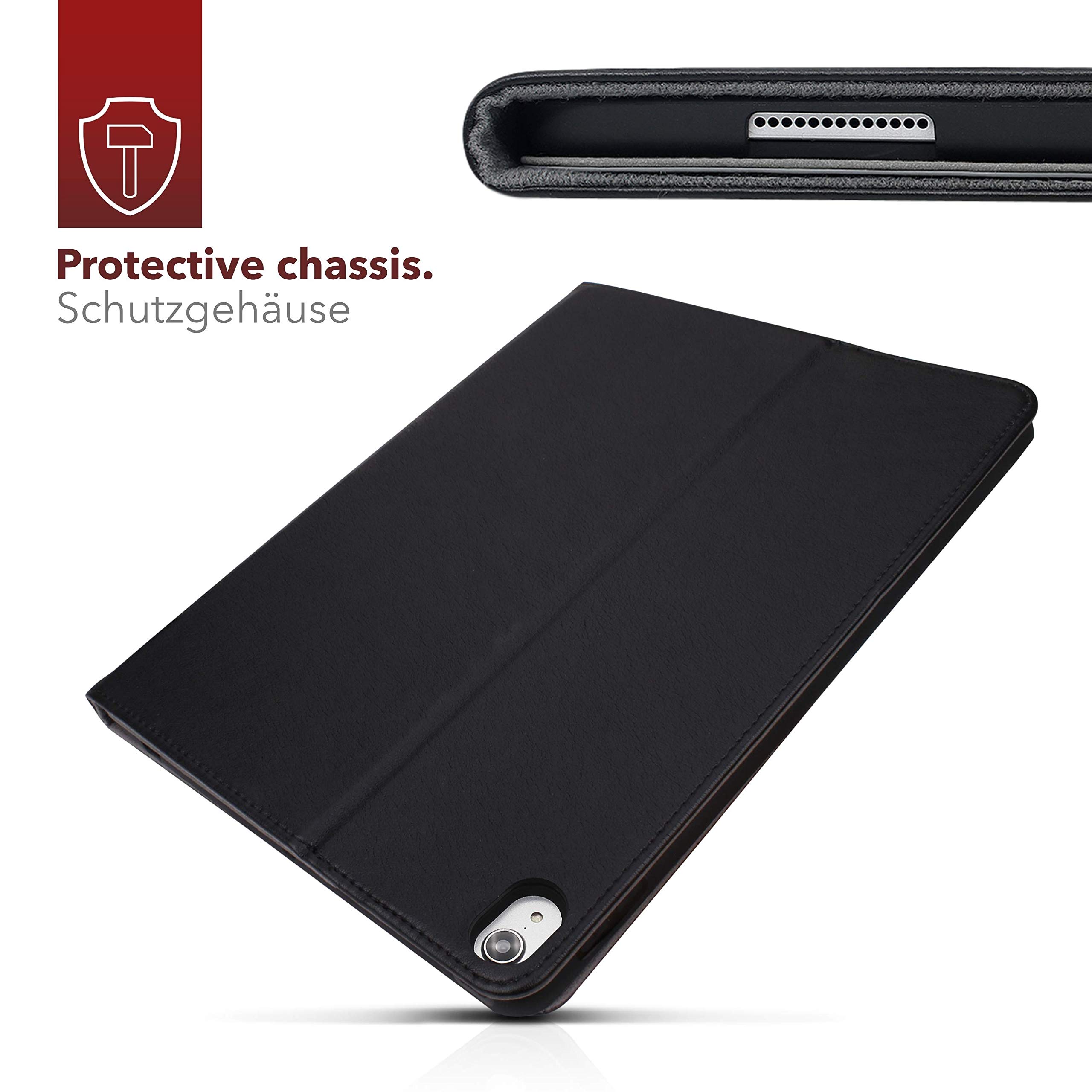 Premium Apple iPad Air 4 Case (2020 Model) - Slim Protective Cover Compatible with 10.9-inch iPad Air 4th Generation & Apple Pencil 2 - Shockproof PU Leather Stand Case for Work, Study & Travel - CUVR
