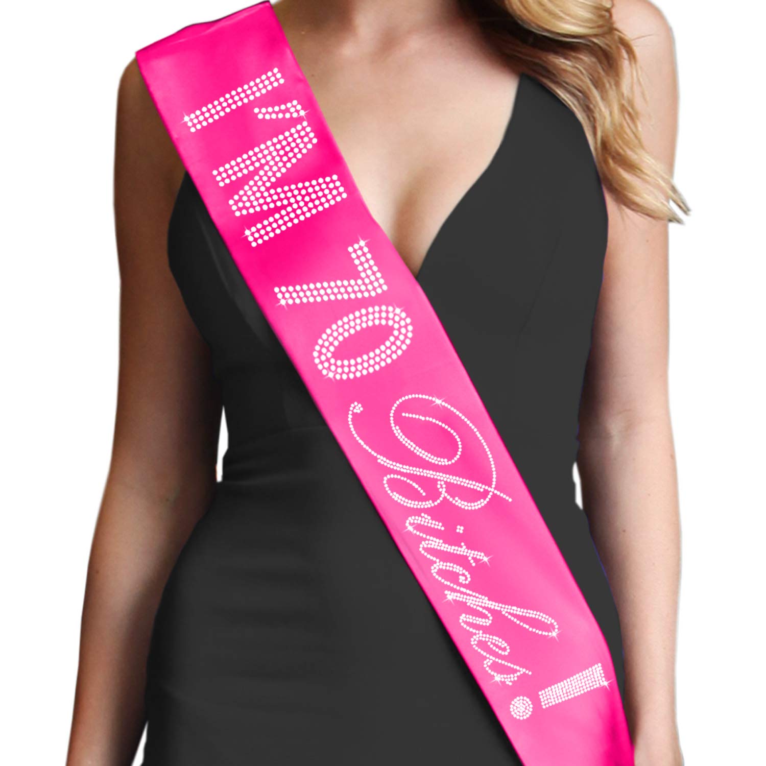 70th Birthday Sash for Women - Sparkling Rhinestone Birthday Sash - Perfect 70th Birthday Gift for Her | Great for Milestone Celebrations, Parties & Photo Shoots