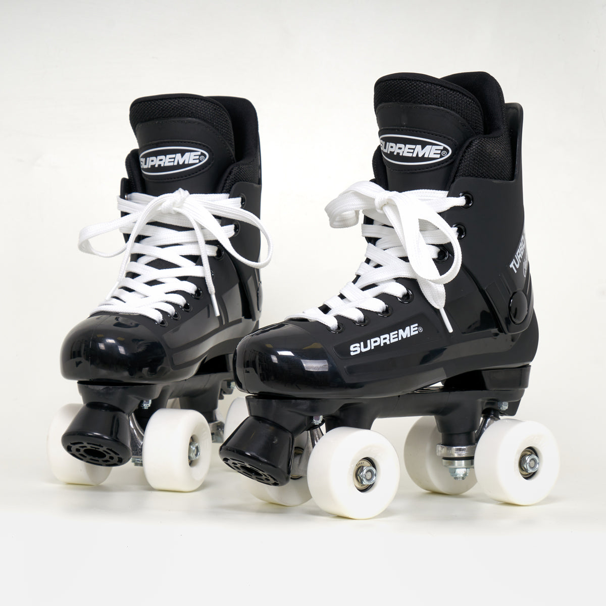 Supreme Turbo 33 Black Roller Skates with Sims Wheels - Multiple Color Options for Outdoor & Indoor Skating, Rink, Fitness & Fun