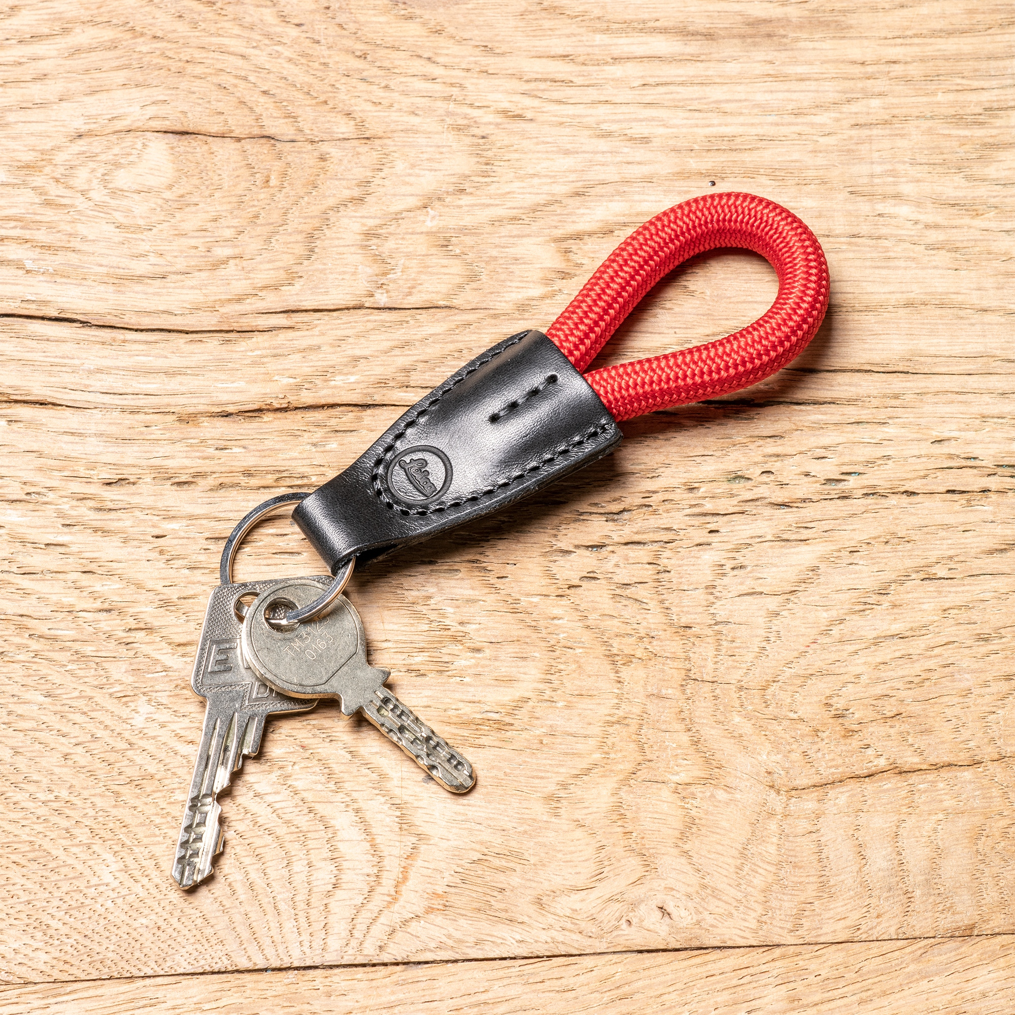 Cooph Leica Rope Keychain - Durable & Stylish Key Holder for Camera Enthusiasts (Red) | Perfect for Travel, Photography Gear & Everyday Carry