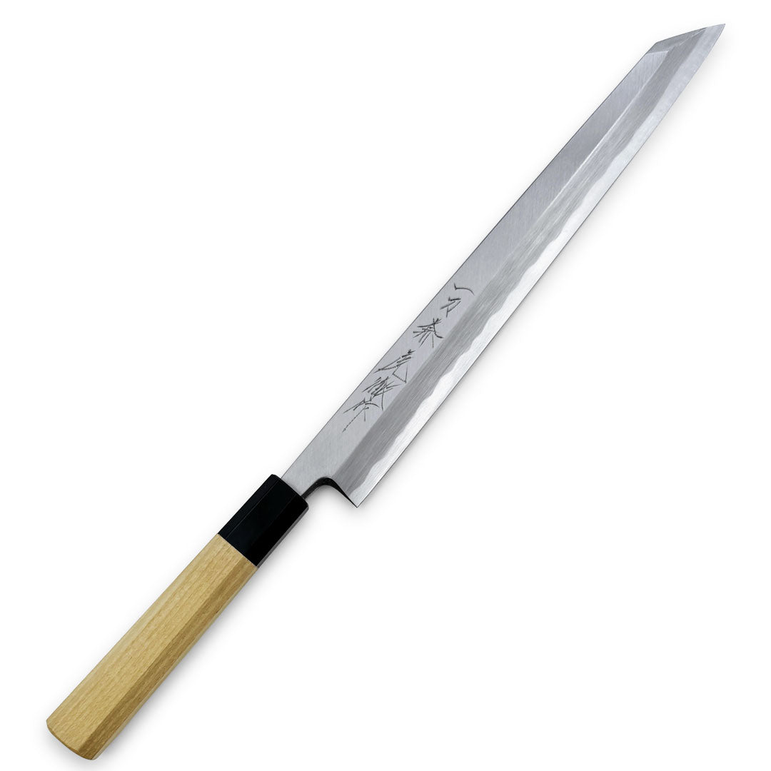 Ittosai Kotetsu White #2 Kiritsuke Yanagiba Knife 270mm (10.6 Inch) - Premium Japanese Sushi & Sashimi Chef Knife for Professional Chefs & Home Cooking