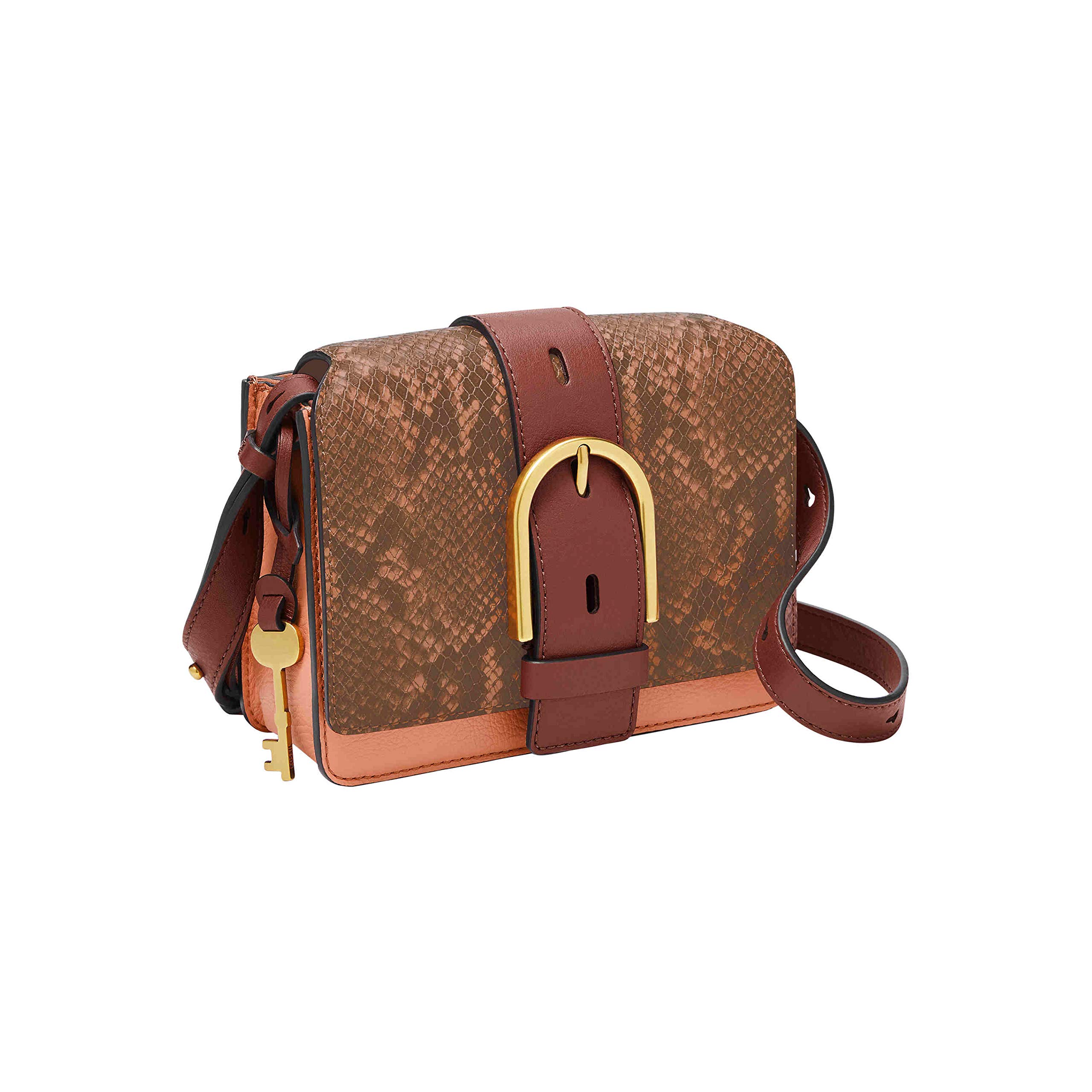 Fossil Women's Wiley Leather Flap Crossbody Purse Handbag - Stylish & Durable Leather Bag for Everyday Use, Work, Travel & Date Night