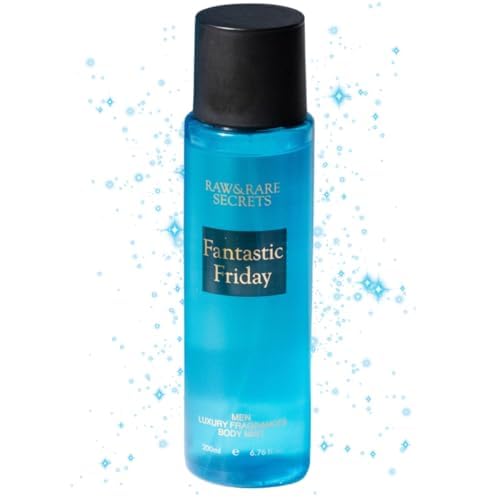 Prime Craft Fantastic Friday Luxury Body Mist for Men – Long Lasting Fragrance, 200ml | Fresh & Masculine Cologne Spray for Daily Use, Gym, Office & Date Night