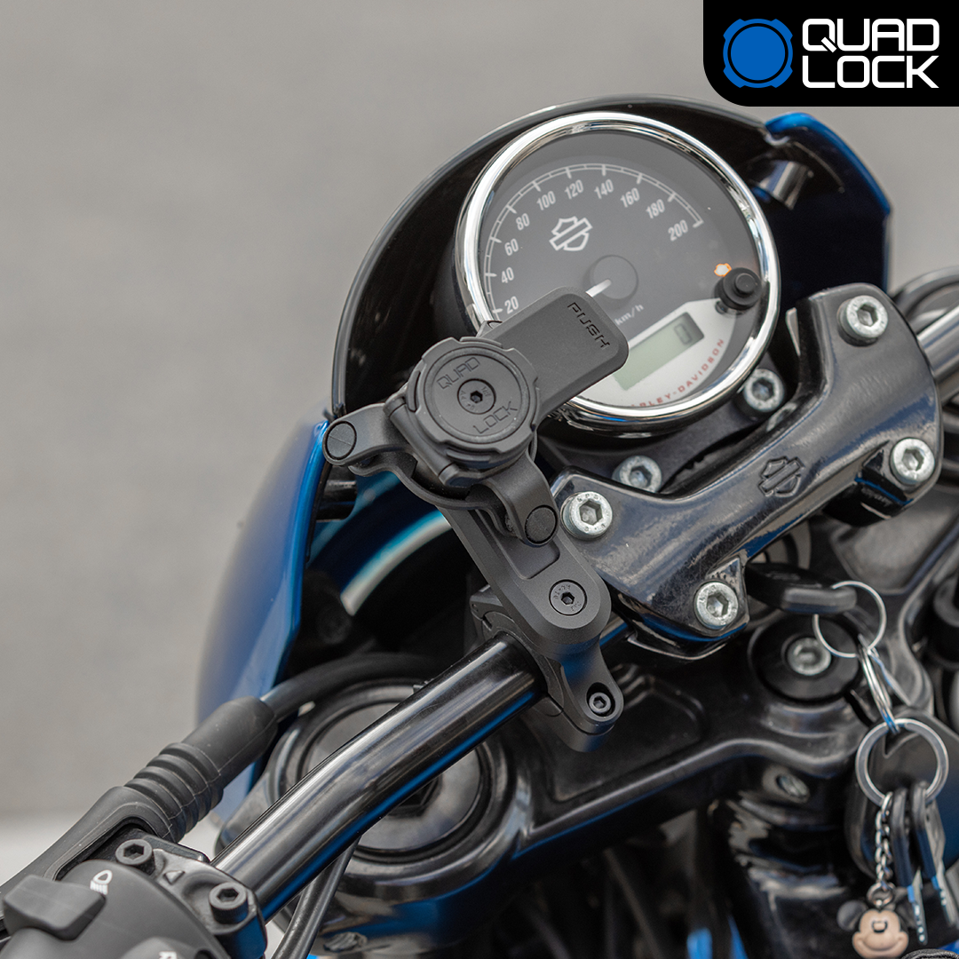 Universal Motorcycle Handlebar Mount for Phone & GPS - Durable & Adjustable - Perfect for Adventure Riding, Commuting & Off-Road Navigation