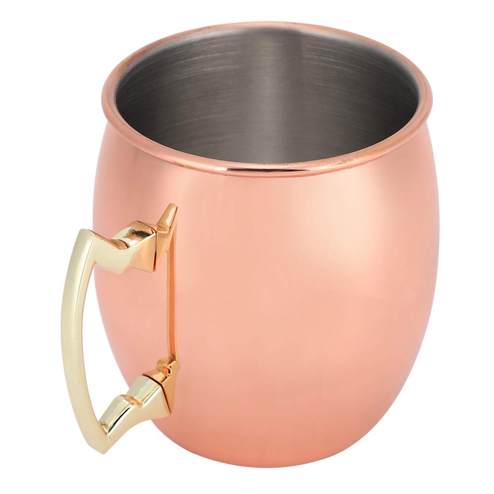 Premium 550ml Stainless Steel Moscow Mule Mug - Mirror Polished Copper Cocktail Cup for Beer, Coffee & Milk - Durable Barware for Home, Parties & Outdoor Gatherings - Perfect for Entertaining & Gift Giving