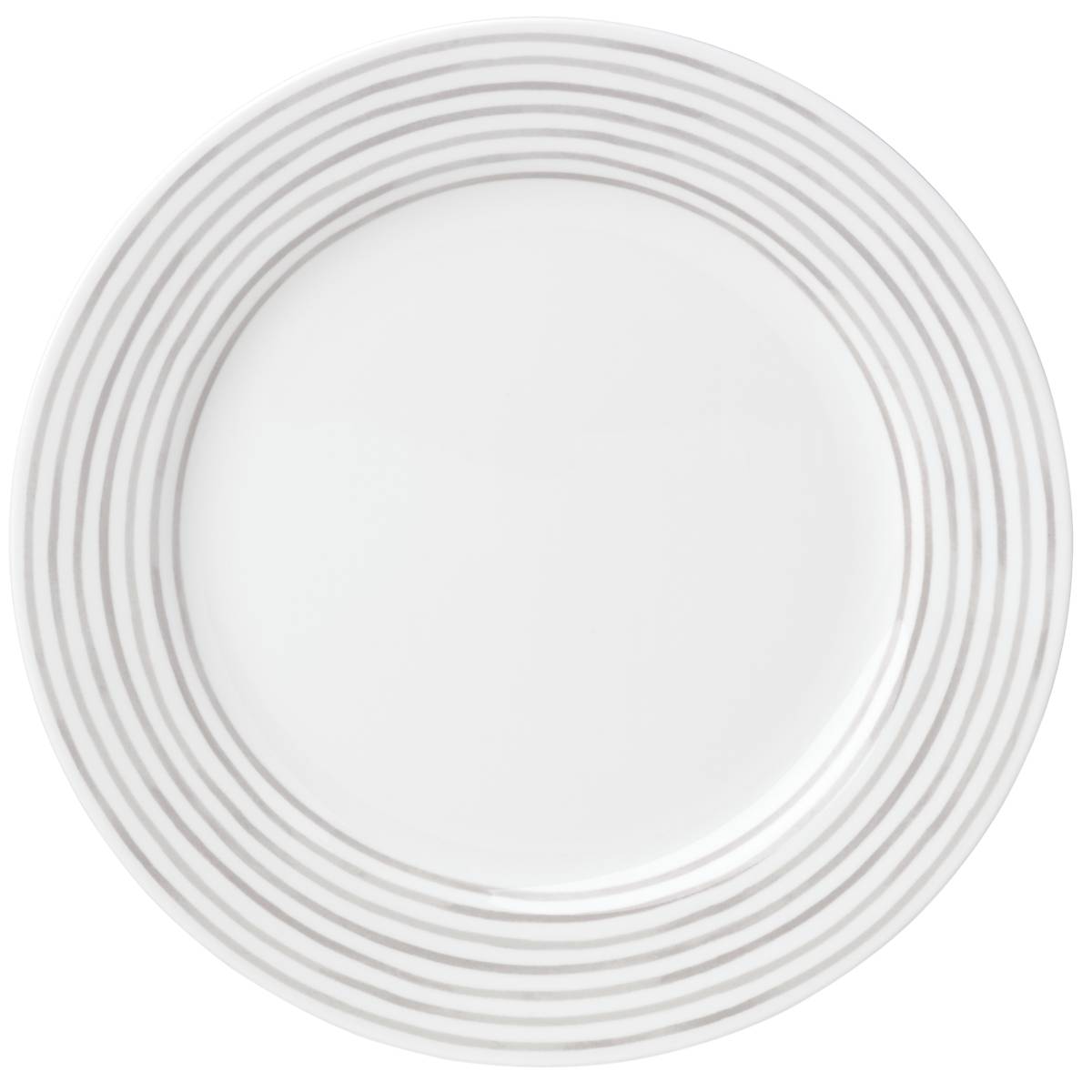 Charlotte Street Grey East Dinner Plate - Elegant Porcelain Dinnerware Set for Fine Dining, Restaurant & Home Use - Perfect for Holidays, Parties & Everyday Meals