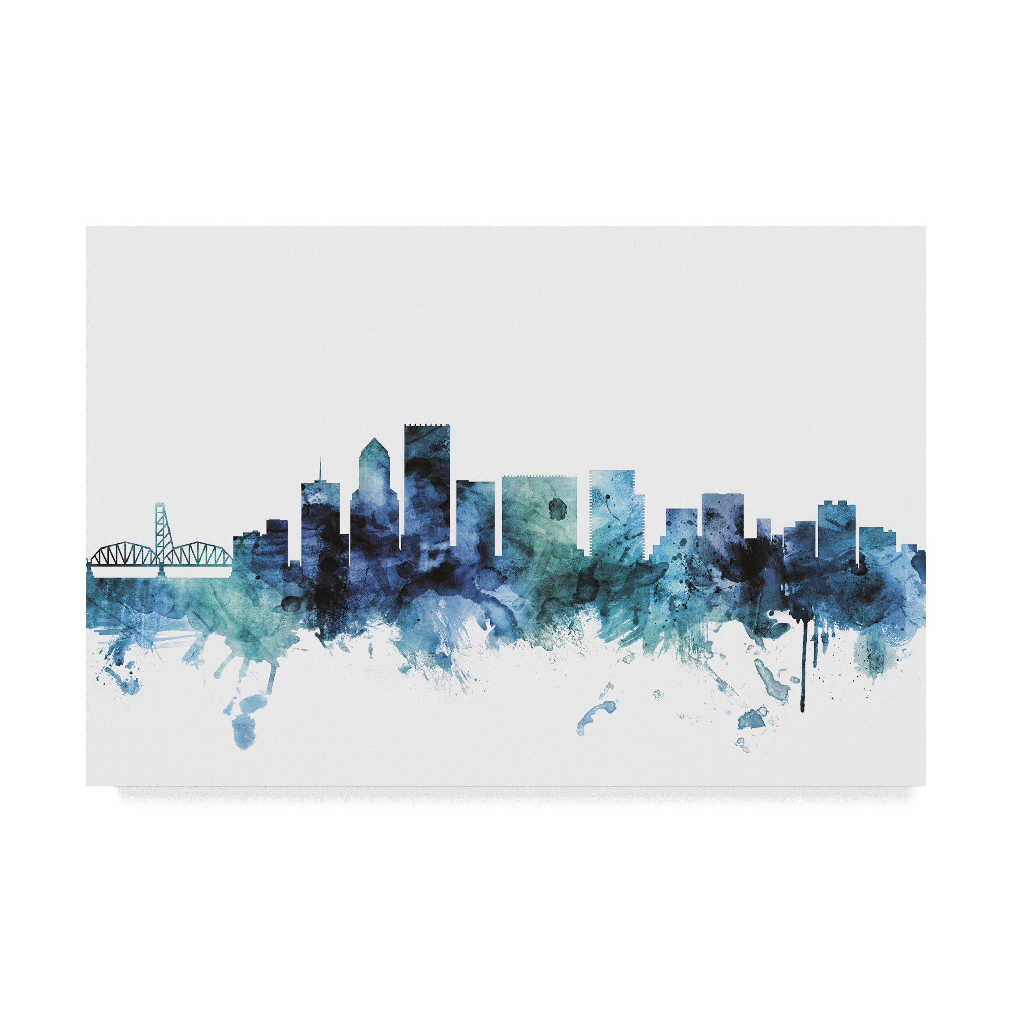 Trademark Fine Art Michael Tompsett Canvas Wall Art - Vibrant Multicolor Abstract Painting for Modern Home & Office Decor | Perfect for Living Room, Bedroom or Workspace