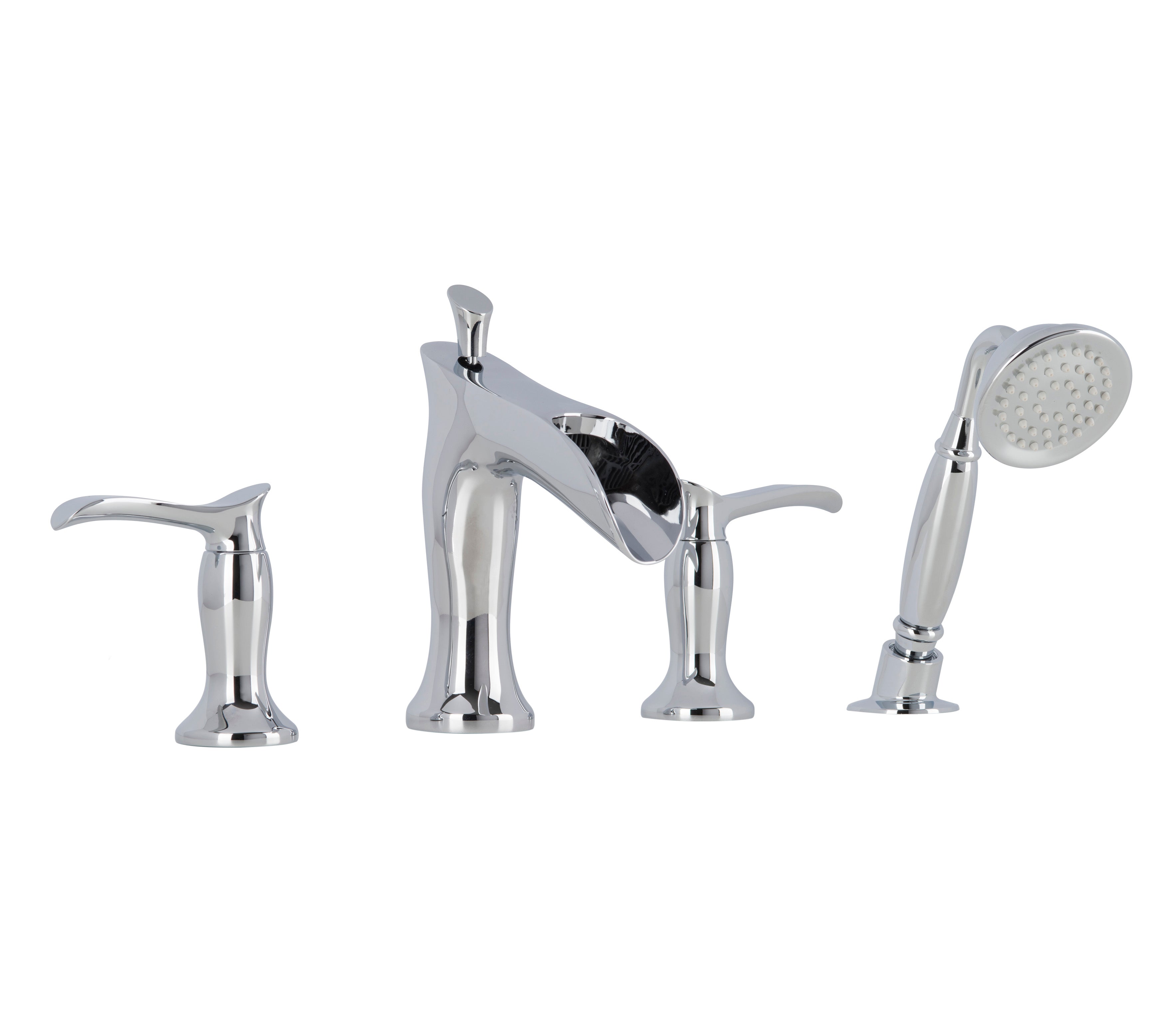 Eleganzia Series Roman Tub Chrome Bathroom Faucet - Luxury Vintage Style Bathtub Spout for Classic & Modern Bathrooms | Perfect for Spa, Master Bath, and Hotel Renovations