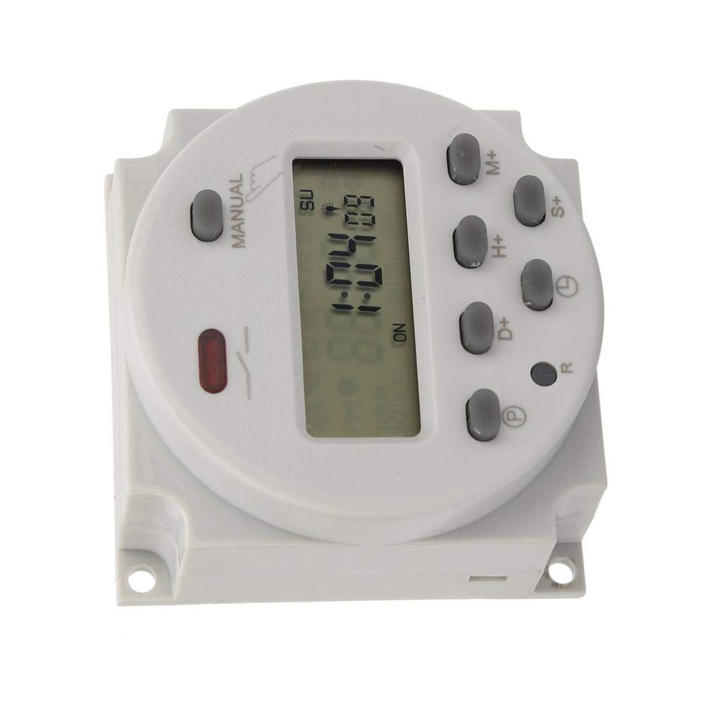 Programmable Digital Timer Switch with LCD Display - 5V DC Electronic Controller for Home Automation, Appliances & DIY Projects