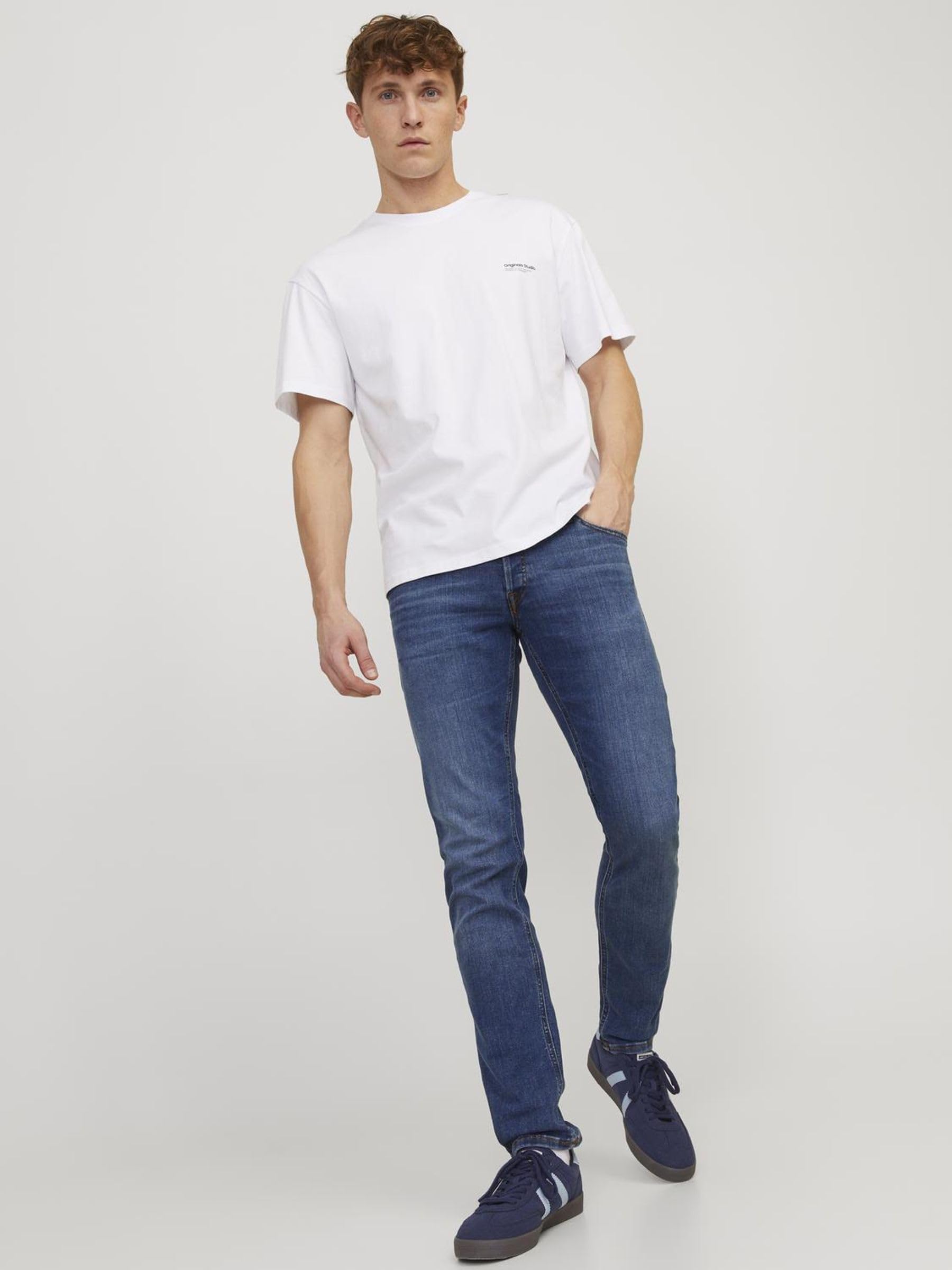 Jack & Jones Slim Stretch Jeans for Men - Comfortable & Stylish Denim Pants for Casual Wear, Work & Everyday Outfits