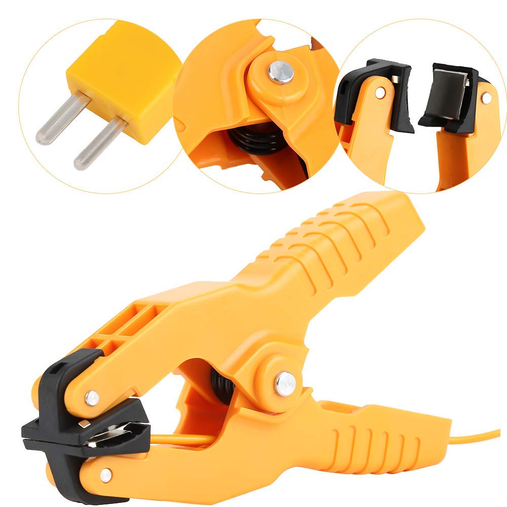 High Accuracy K-Type Thermocouple Pipe Clamp Probe - 1-3/8