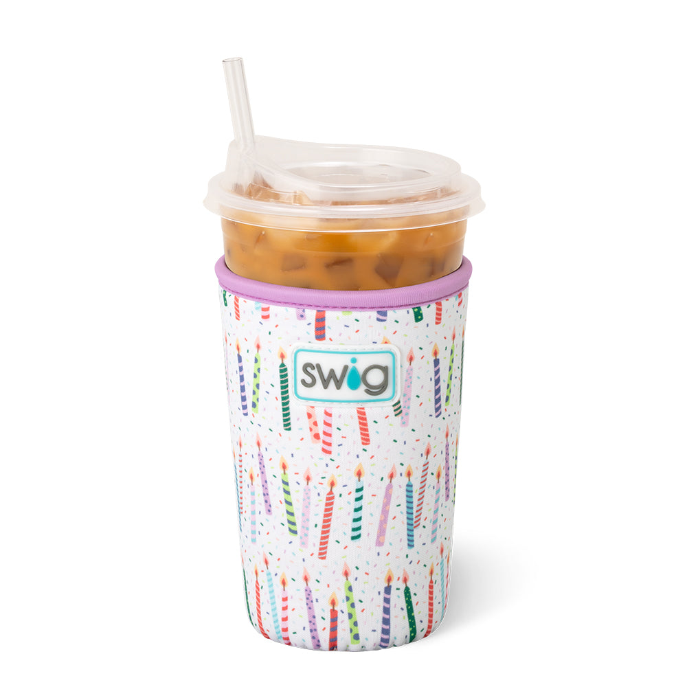 Make a Wish Medium Iced Cup Coolie - Insulated Sleeve for 16oz Cold Drinks | Perfect for Iced Coffee, Smoothies & Bubble Tea | Great Gift for Coffee Lovers & Office Use