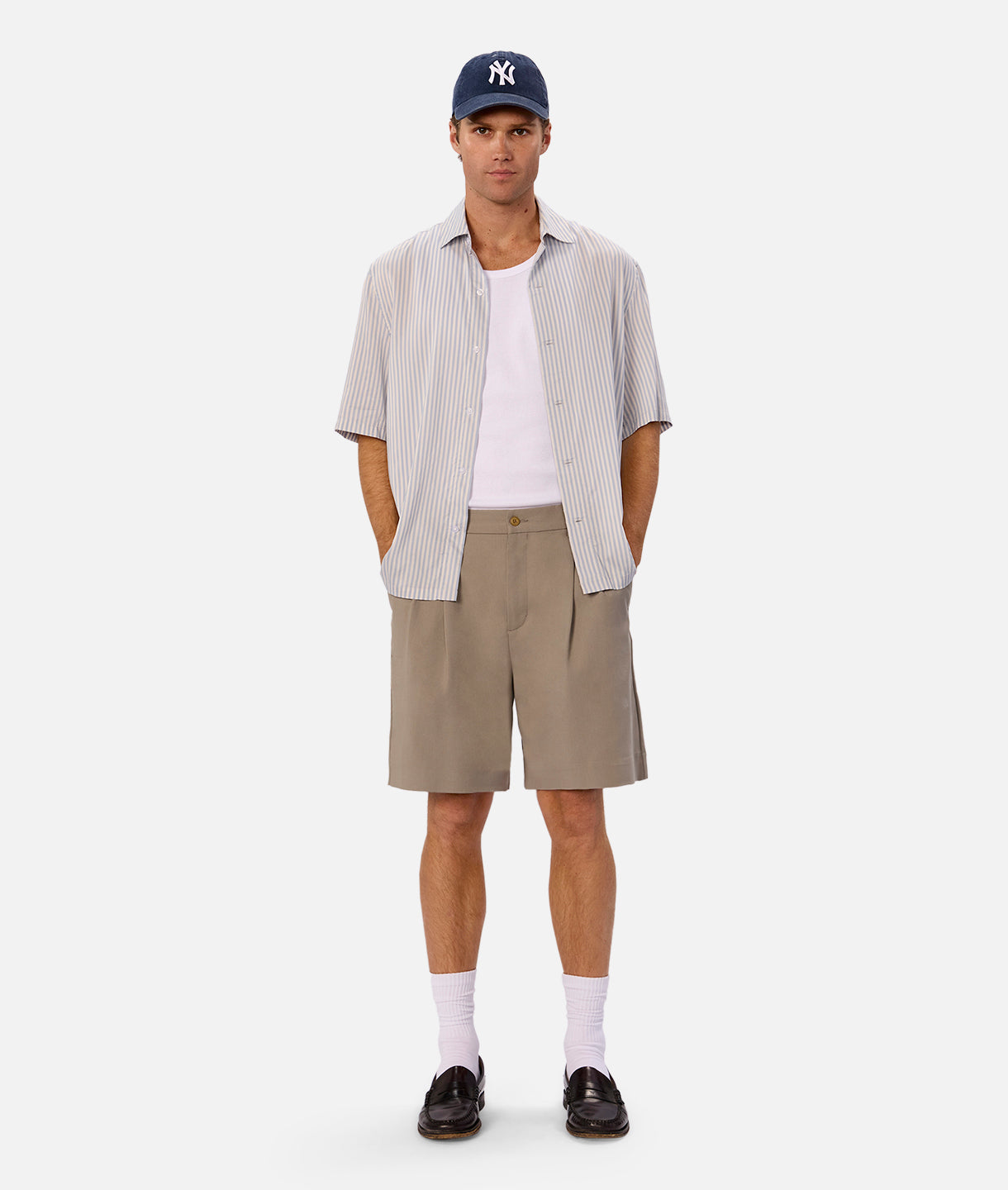 The Milano Short - Stylish Khaki Casual Shorts for Men | Perfect for Summer, Beach, and Outdoor Activities