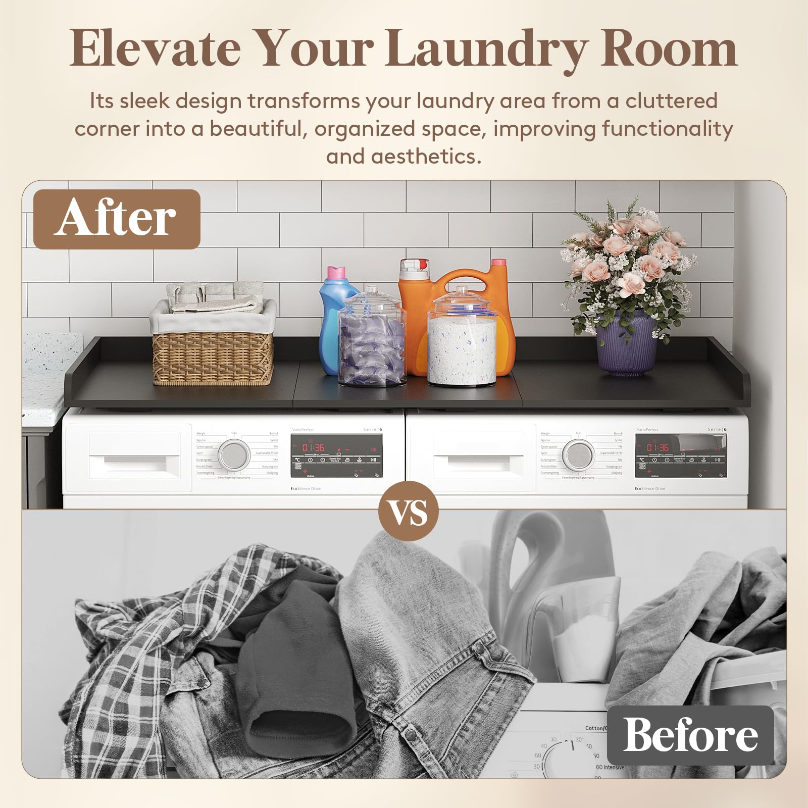 Lifewit Countertop Washer Dryer Cover - 54