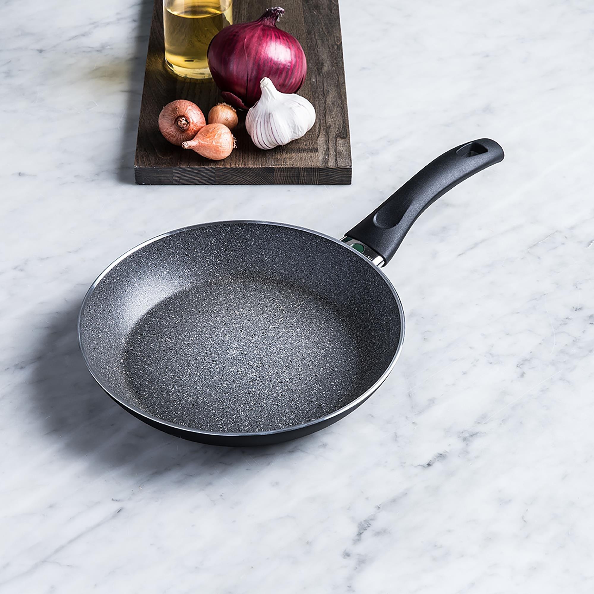 Ballarini 11-Inch Bologna Granitium Non-Stick Frying Pan - PFOA Free, Dishwasher Safe Skillet for Perfect Eggs, Pancakes & More - Ideal for Gas, Electric & Induction Stovetops