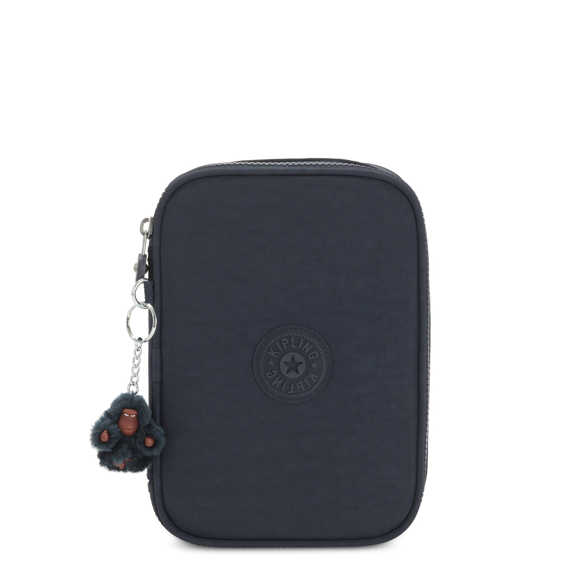Kipling 100 Pens Pencil Case Organizer - True Blue Tonal Color, School & Office Supplies Storage for Students & Professionals | Perfect for Backpacks, Desks & Travel