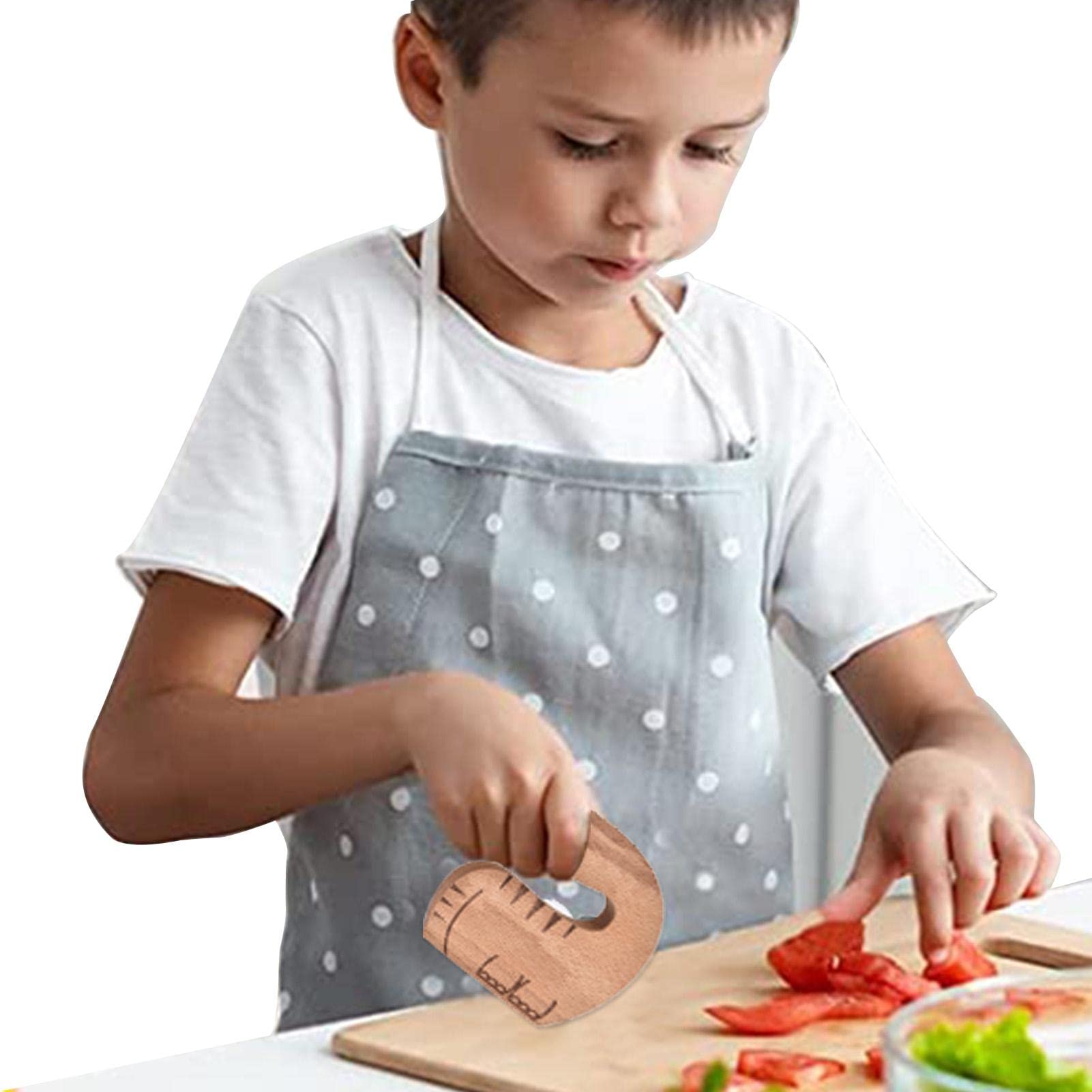 Montessori Kitchen Utensils for Toddlers with Cutting Board - Fun Fruit & Veggie Cutters for Kids Cooking Play